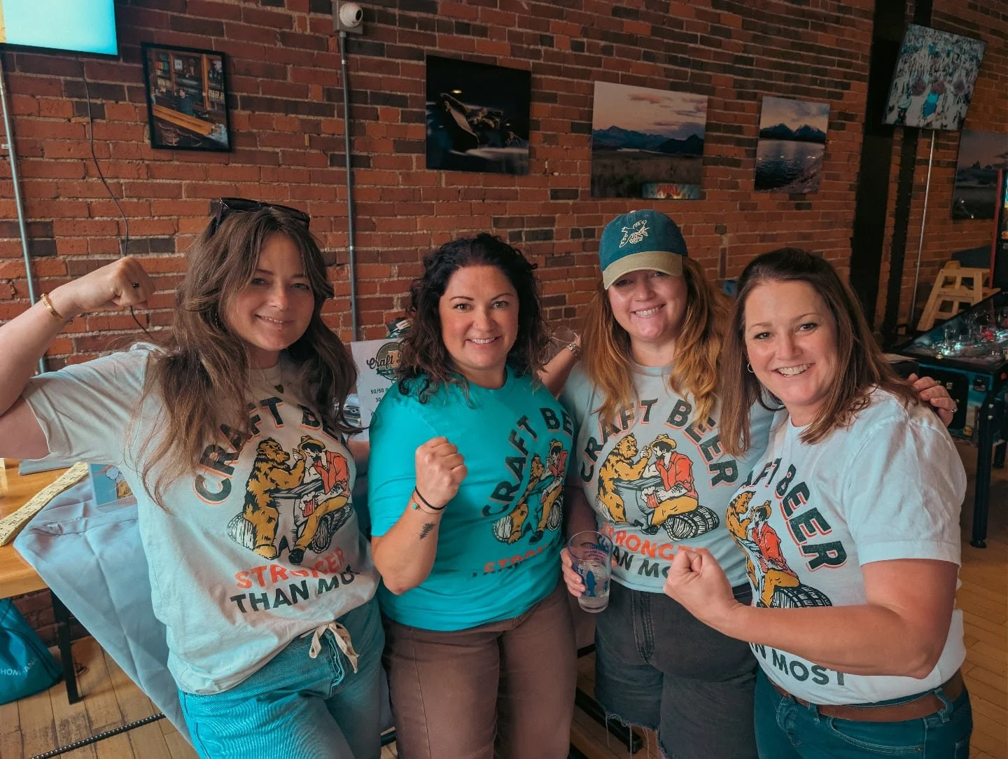 The girls are out and kicking off @gfcraftbeerweek in style 😎