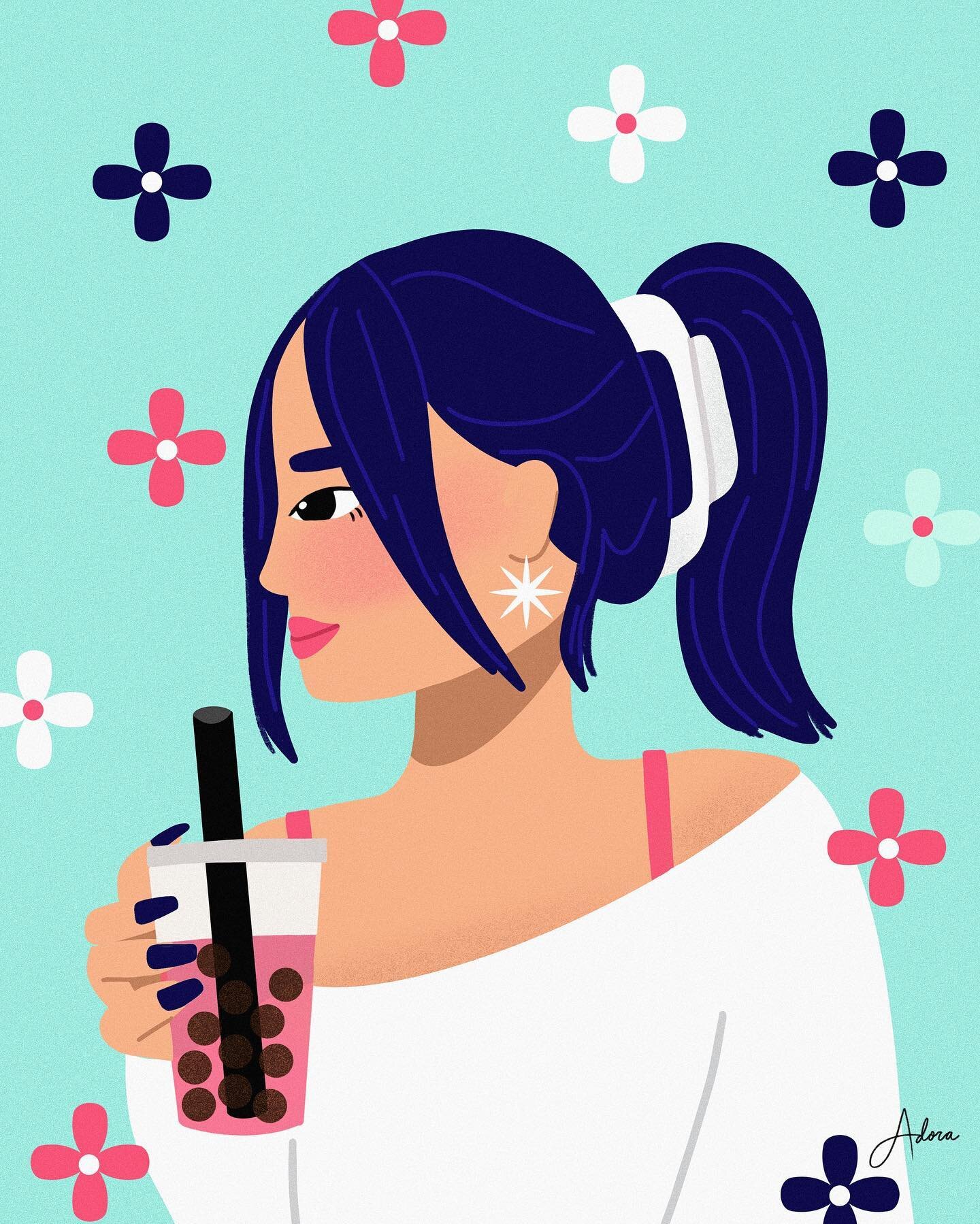 Comment your go-to bubble tea order! 😋

#adoravangdesigns #graphicdesigner #graphicdesign #design #freelance #illustration #illustrator #drawing #digitalillustration #girl #girldrawing #portrait #portraitart #art #artist #aapi #aapiheritage #aapiher