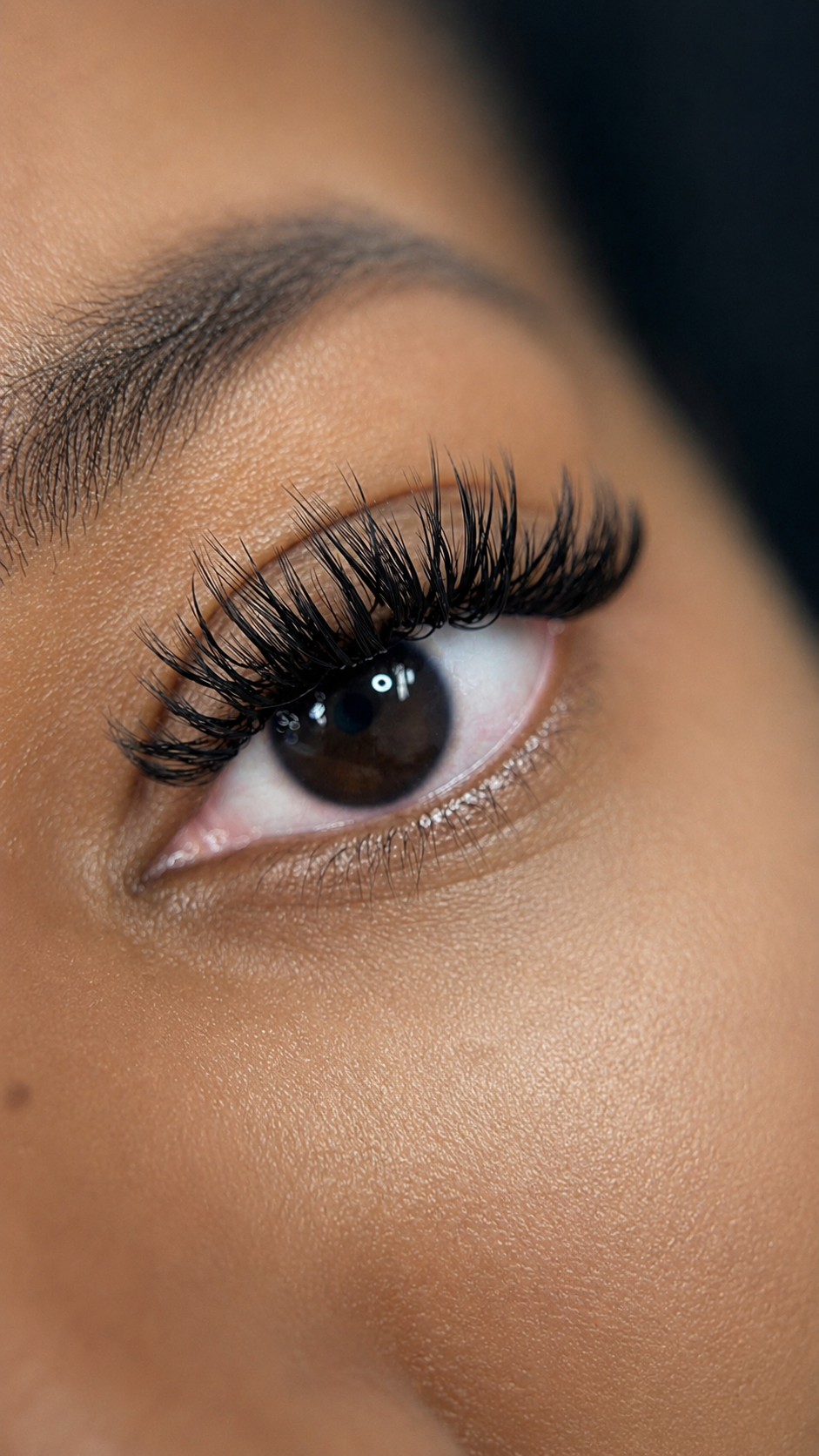 Wispy eyelash extensions North County San Diego