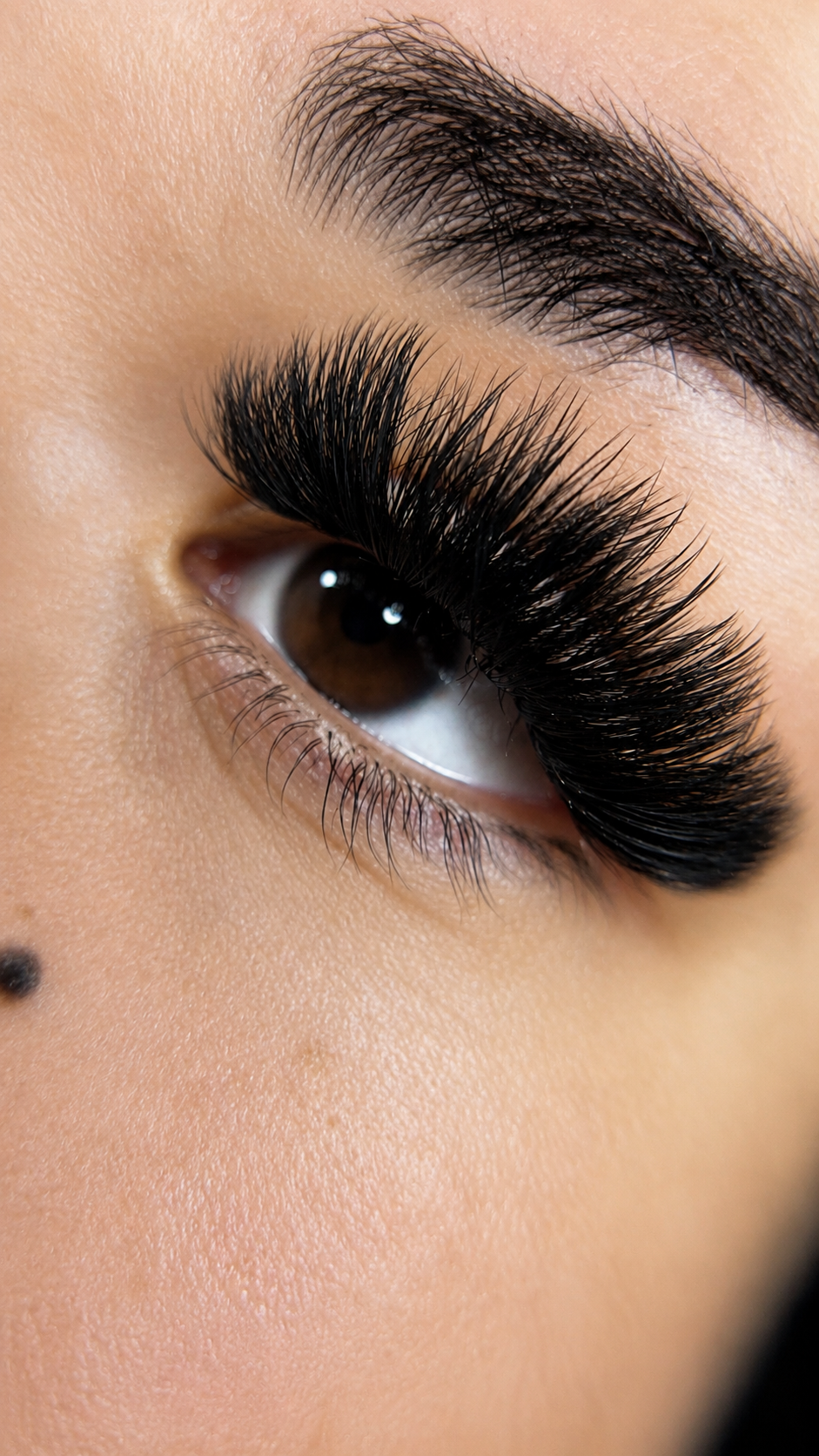 Dramatic mega volume lash extensions North County San Diego
