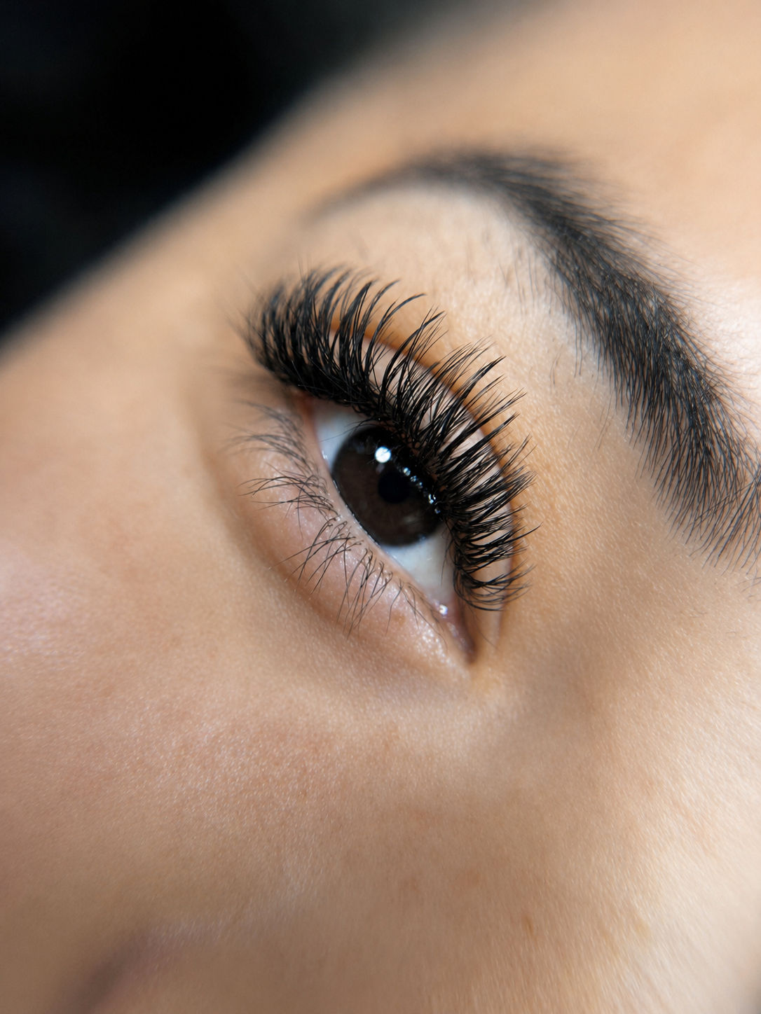 Soft wet-look angel lash extensions Oceanside