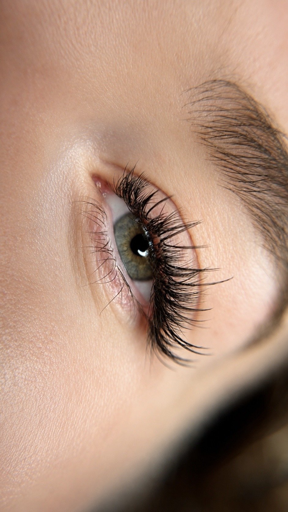 Natural wispy lash extensions Oceanside
