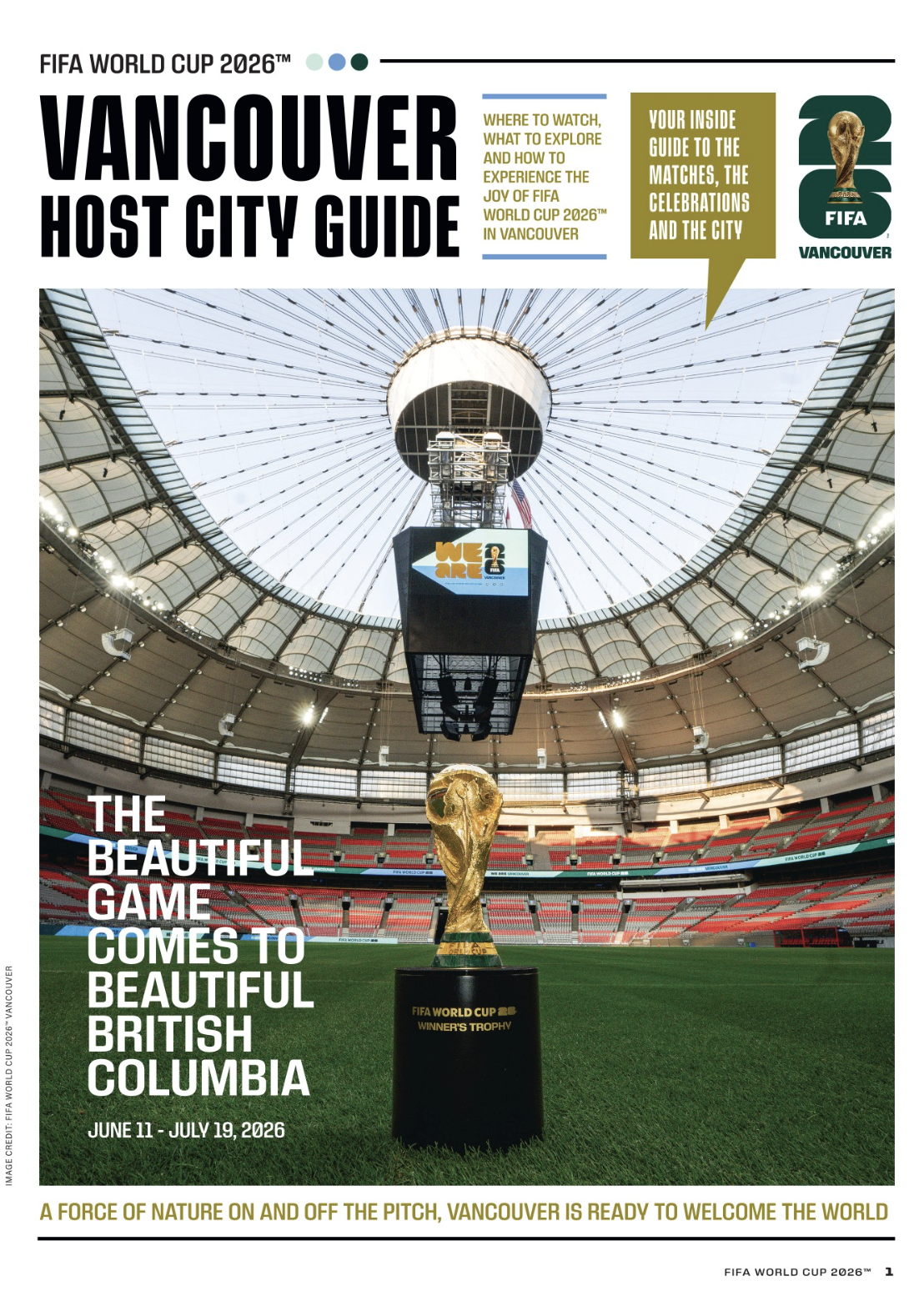 Print -  Vancouver  magazine Host City Guide Insert 2026