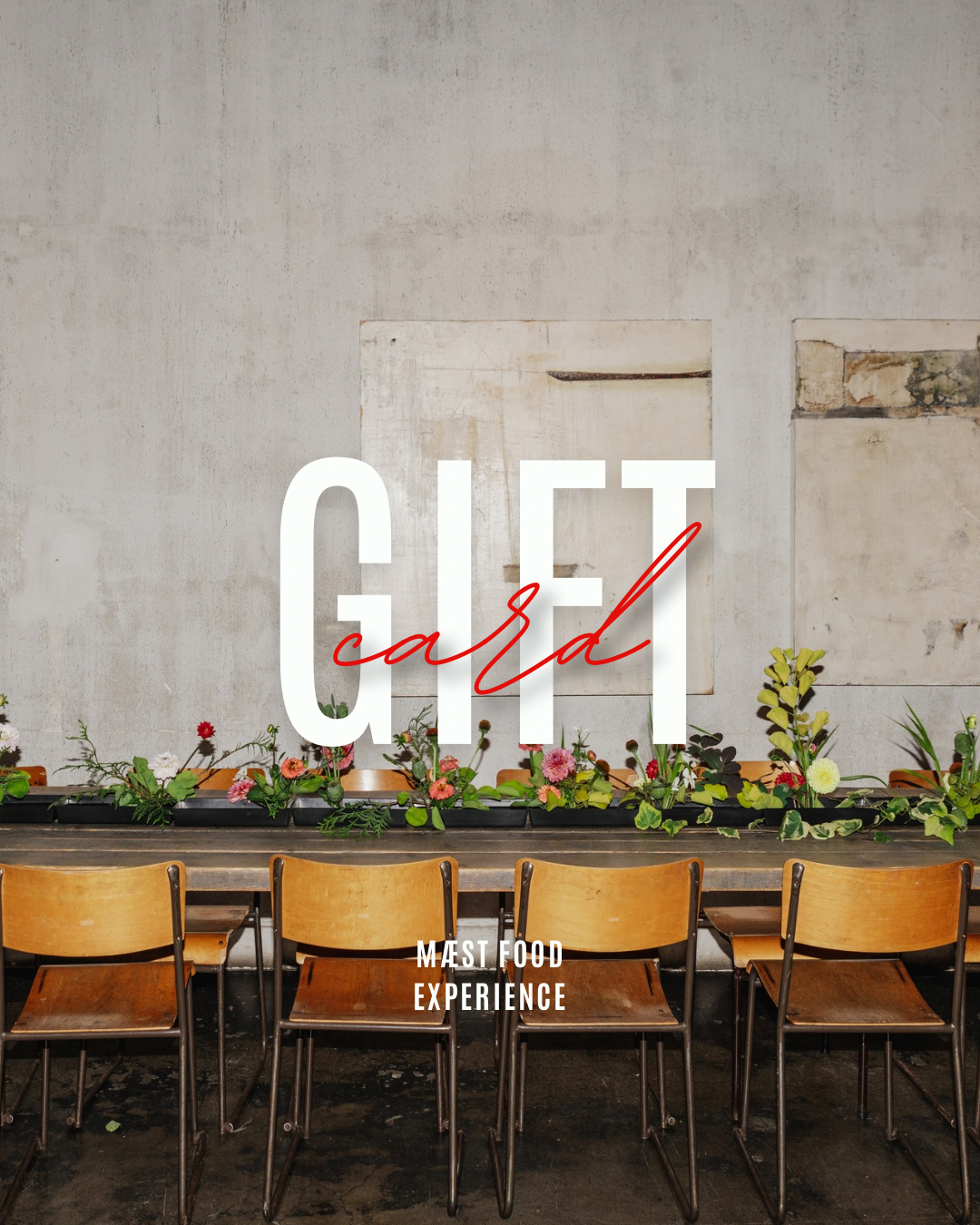Mæst Food Gift Card — Tasting Menu & Selected Experiences
