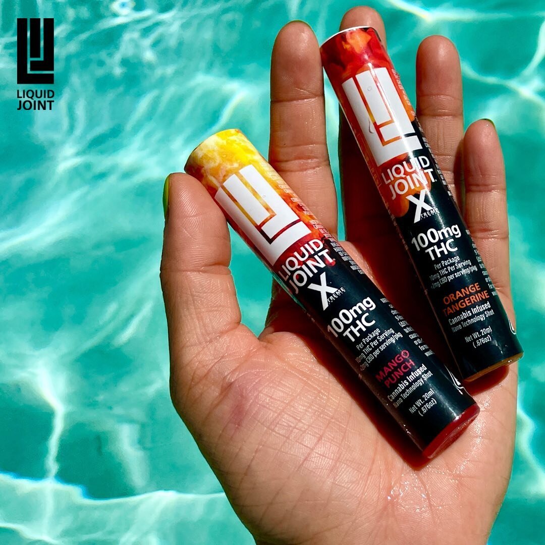 L I Q U I D  J O I N T  E X T R E M E 💥
10x the dosage in the same 20ml food grade joint tube‼️ In 2 delicious flavors - Mango Punch 🥭 &amp; Orange Tangerine 🍊 Just in time for some summa time fun ☀️ #liquidjoint #poweredby3C #LJallday
#litbyliqui