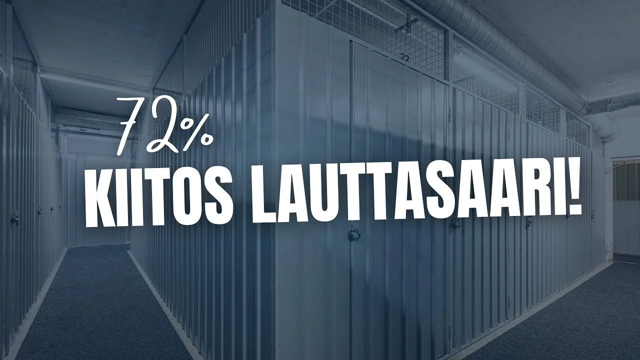 Tokkovarasto Lauttasaari on nyt 72 % varattu ja kiitos siit&auml; kuuluu yksinomaan Lauttasaaren asukkaille!

Lauttasaaren Tokkovaraston toimipiste on nyt ollut toiminnassa muutaman kuukauden, ja 72 % varausaste kertoo selke&auml;st&auml; kiinnostuks