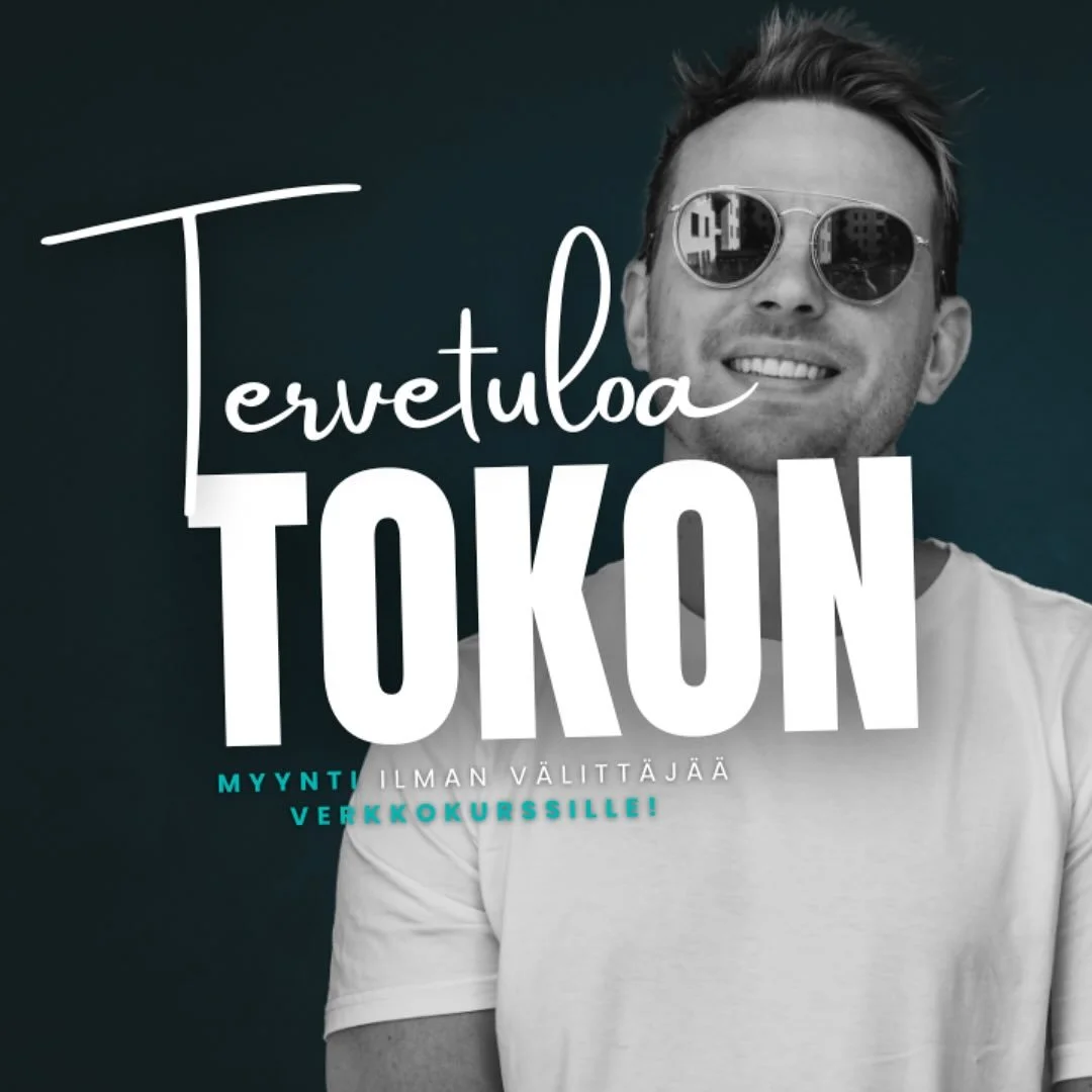 ✨ Myy asuntosi itse ammattilaisen opeilla ✨
&nbsp;
Harkitsetko kotisi myynti&auml; ilman v&auml;litt&auml;j&auml;&auml;? 🏡

Nyt se on mahdollista ammattilaisen ohjeistamana. Tokko kokosi seitsem&auml;n moduulin verkkokurssi jonka avulla opit asunnon