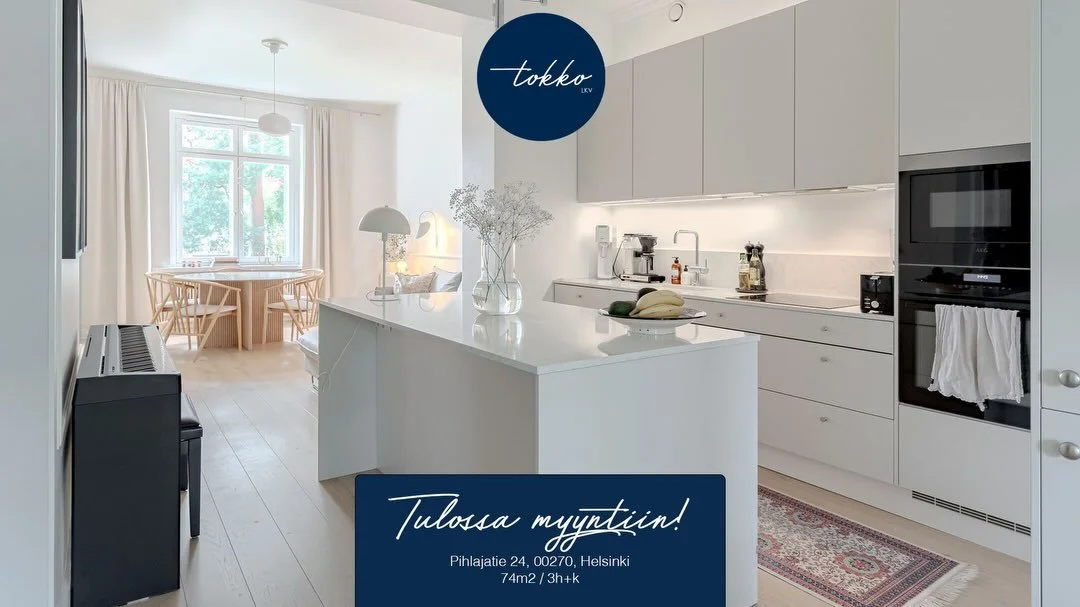 Tulossa myyntiin!

💼 Pihlajatie 24 / 74m&sup2; &ndash; ylimm&auml;n kerroksen upeasti remontoitu koti!

⭐️ Ylin kerros
⭐️ Remontoitu kauttaaltaan v. 2017 (ei kph&amp;wc)
⭐️ Isompi makuuhuone jaettavissa kahdeksi huoneeksi
⭐️ Iso vinttikomero n. 20 m