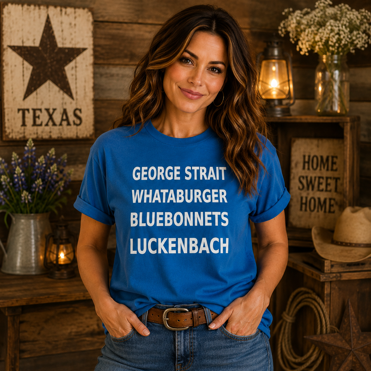 George Strait Whataburger Bluebonnets Luckenbach