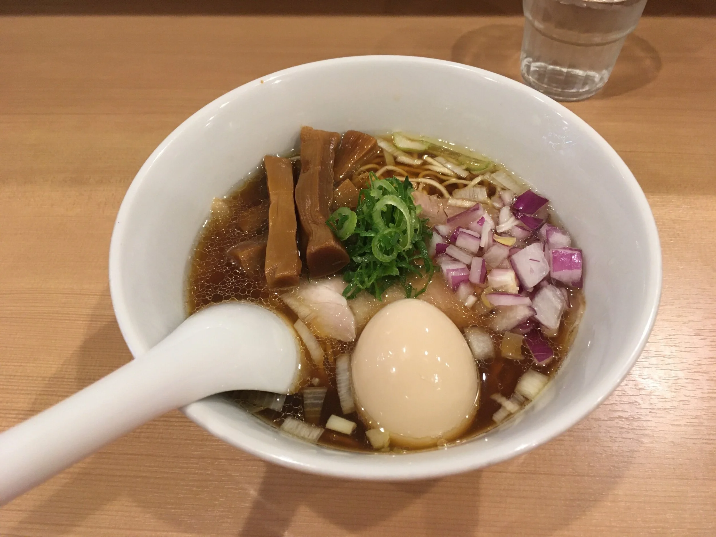 Tokusei Niboshi Soba / 特性煮干しそば at Mentei Shimada in Ebisu