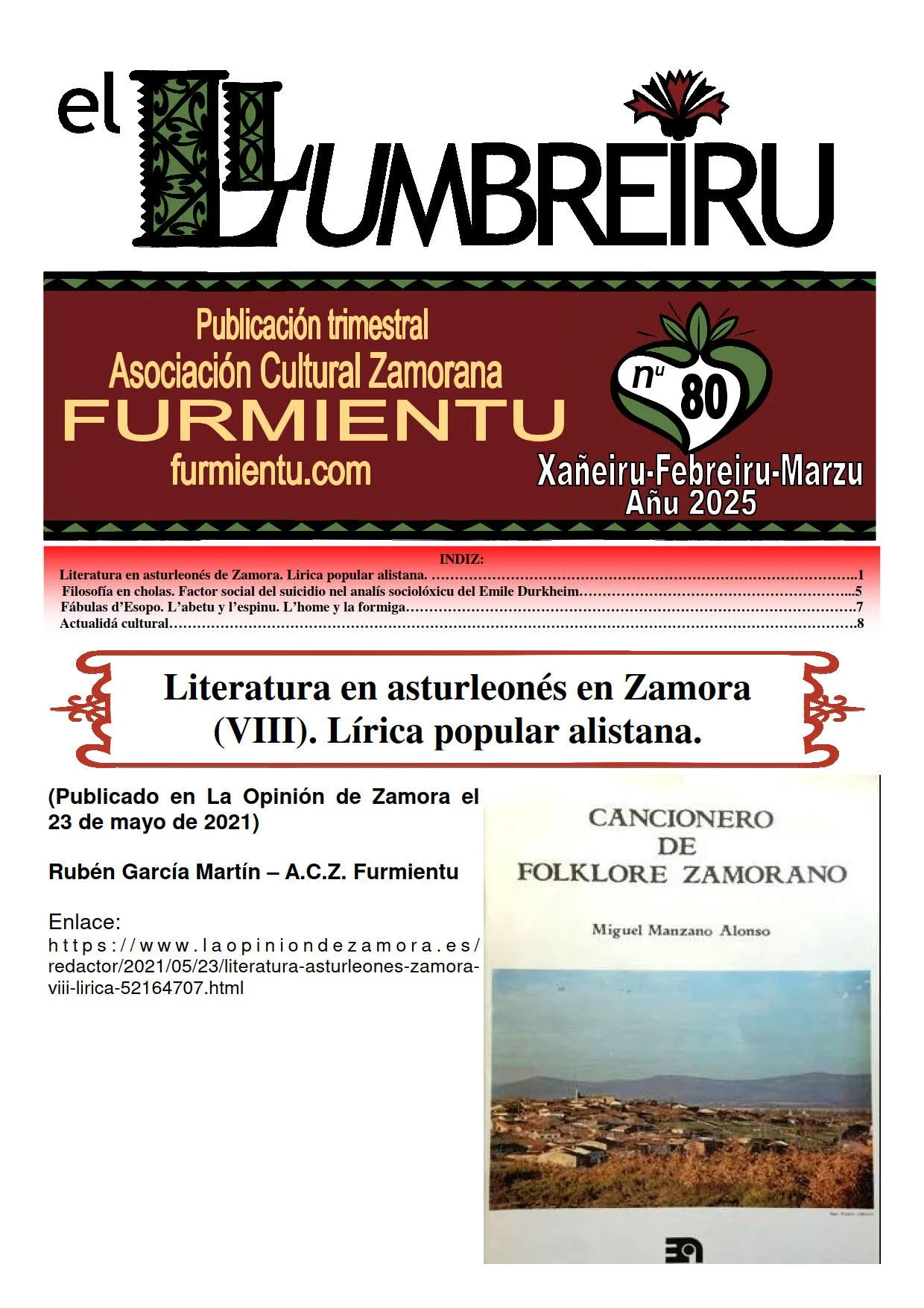 El Llumbreiru 80
