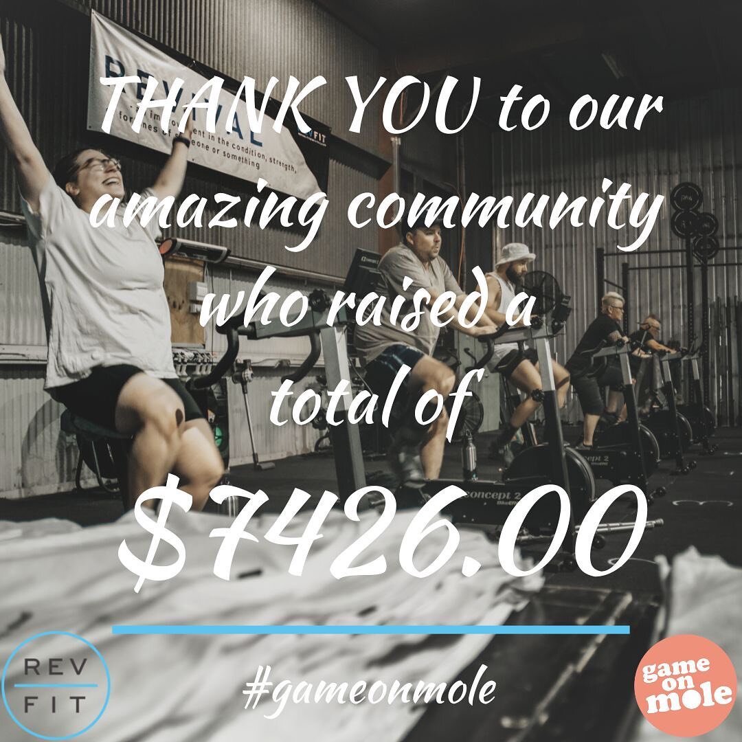 Thank you to everyone in our community who helped us raise a total of $7426 for this years 24hr Melanoma Marathon. 💙
@gameonmole_ @melanomainstituteau