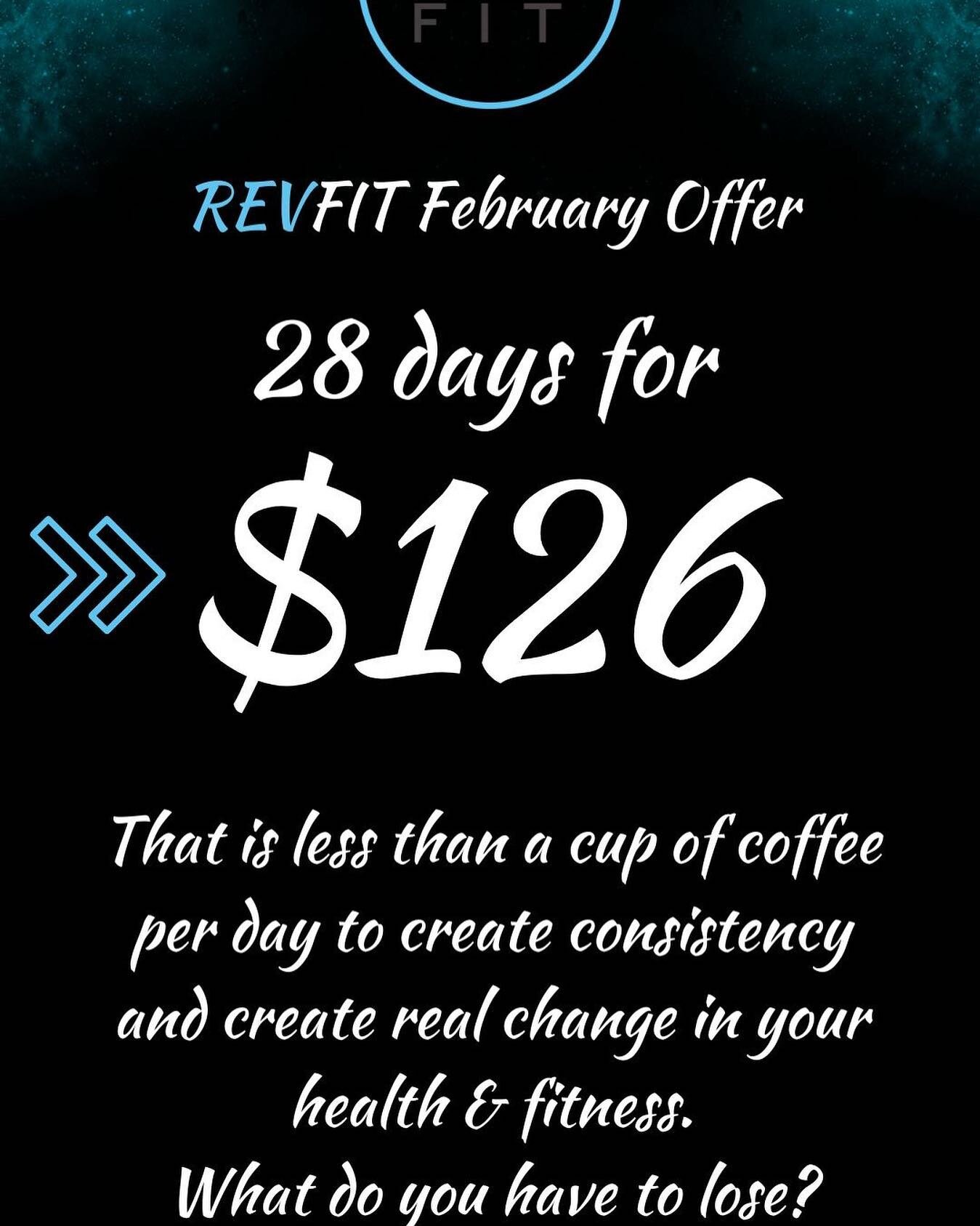 For less than $5 per day. You&rsquo;d be crazy to miss this deal.
If you have ever wanted to see what we do here, now is your chance! 

Limited numbers available.
#fitness #tamworth #tamworthnsw #coaching