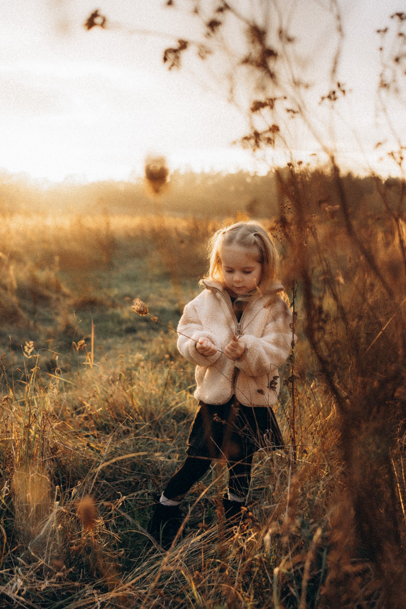 Klidný moment zachycený při západu slunce
