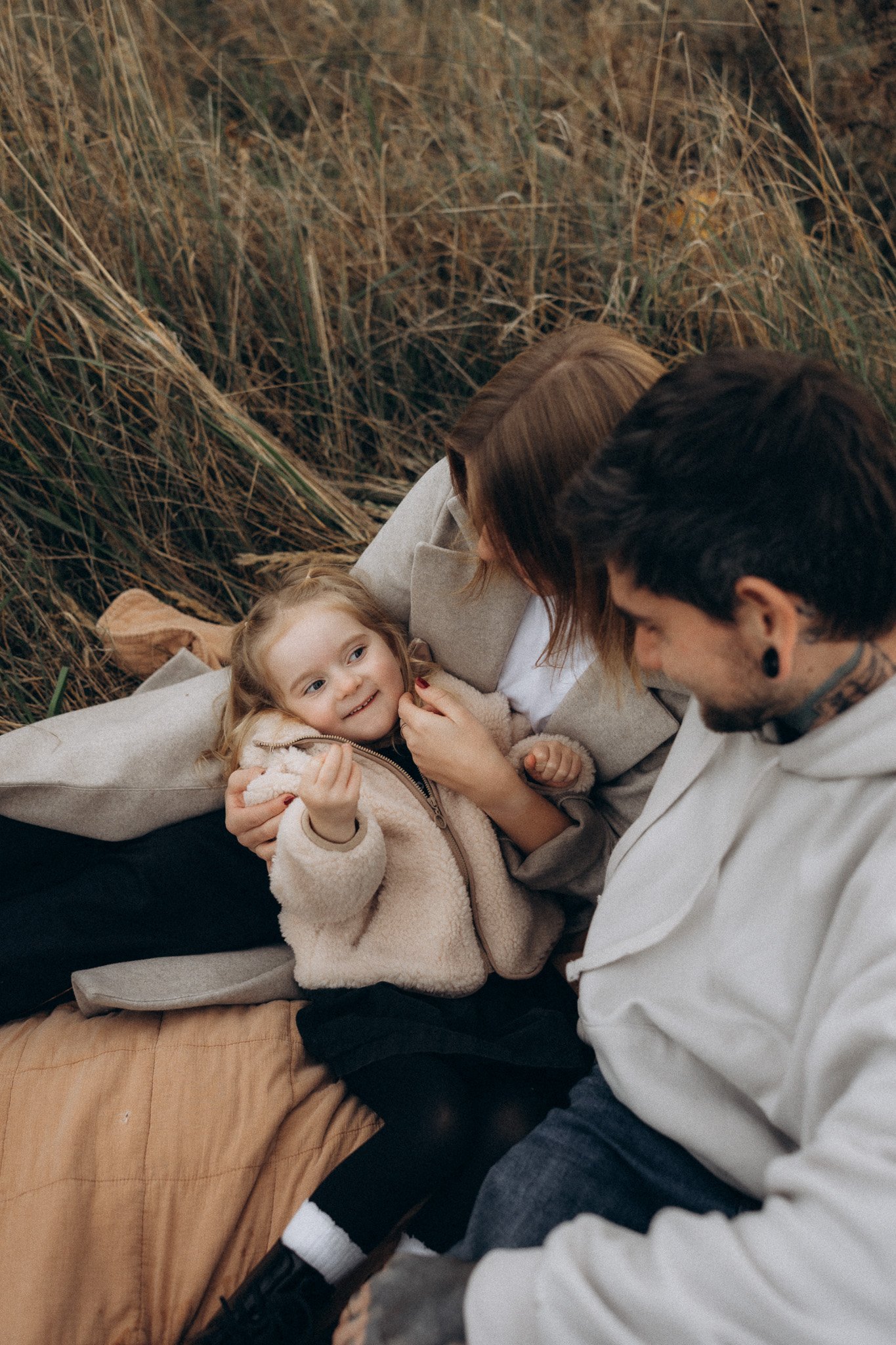 Rodinný moment plný klidu a jemnosti