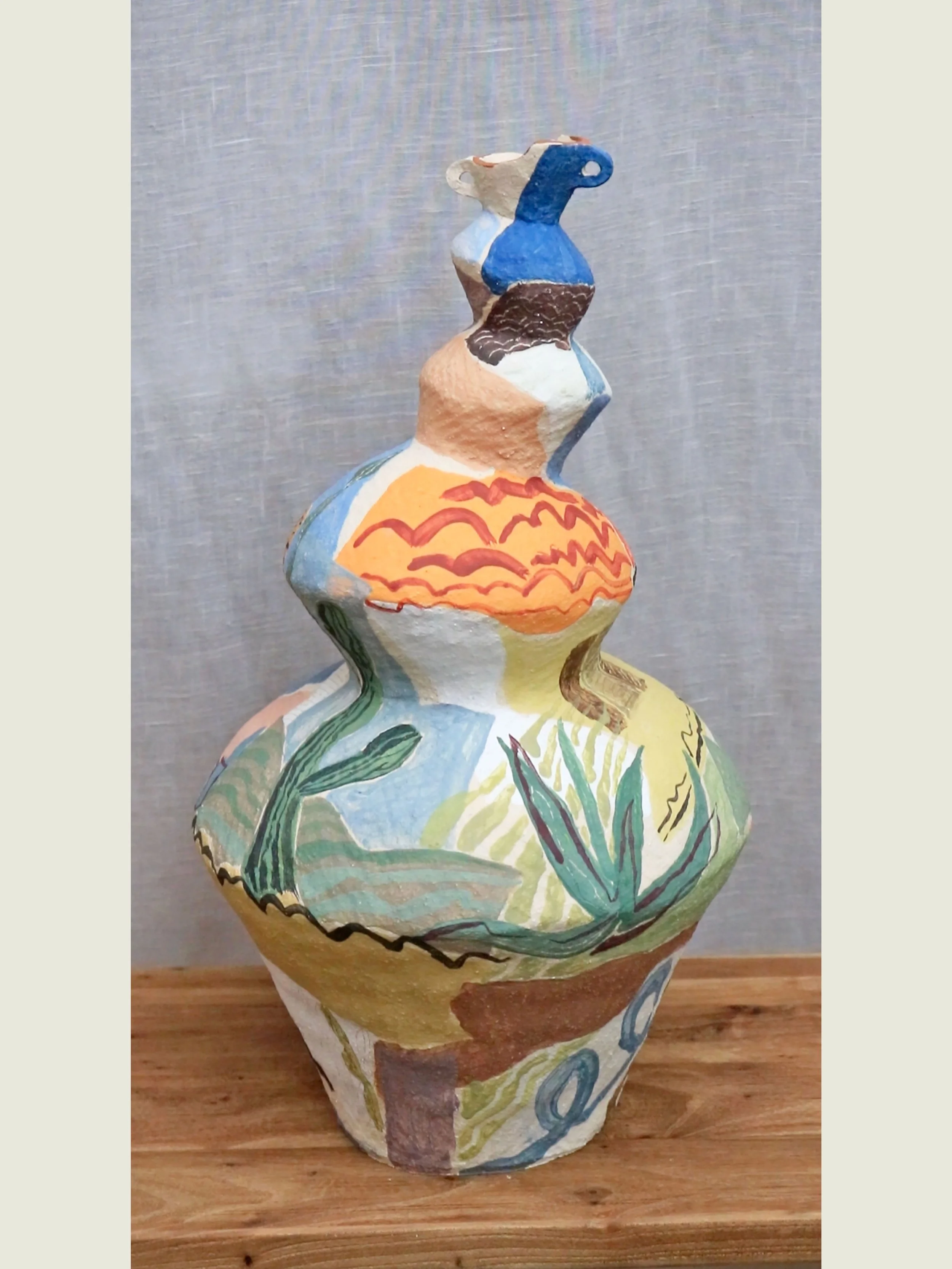 Wobble sculpture: approx 45cm tall / 30cm wide
