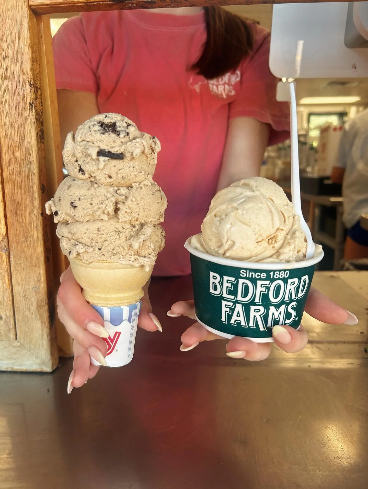 It&rsquo;s Labor Day weekend&hellip;and that means pumpkin and monster mash are back! 🎃🍁#gdfic #bedfordfarmsicecream 

Now serving at both shops!