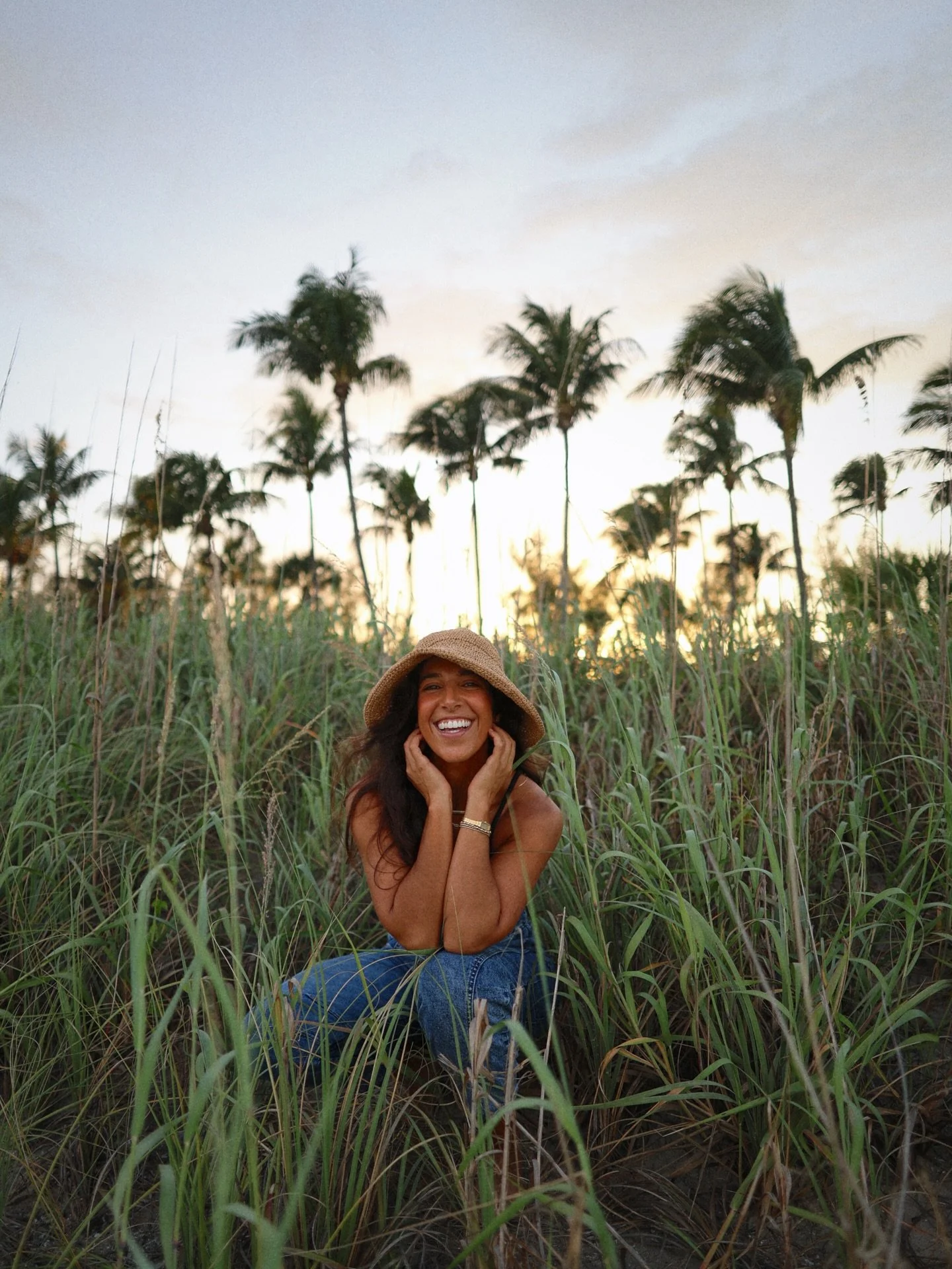 caught the last light 🌴✨🤎