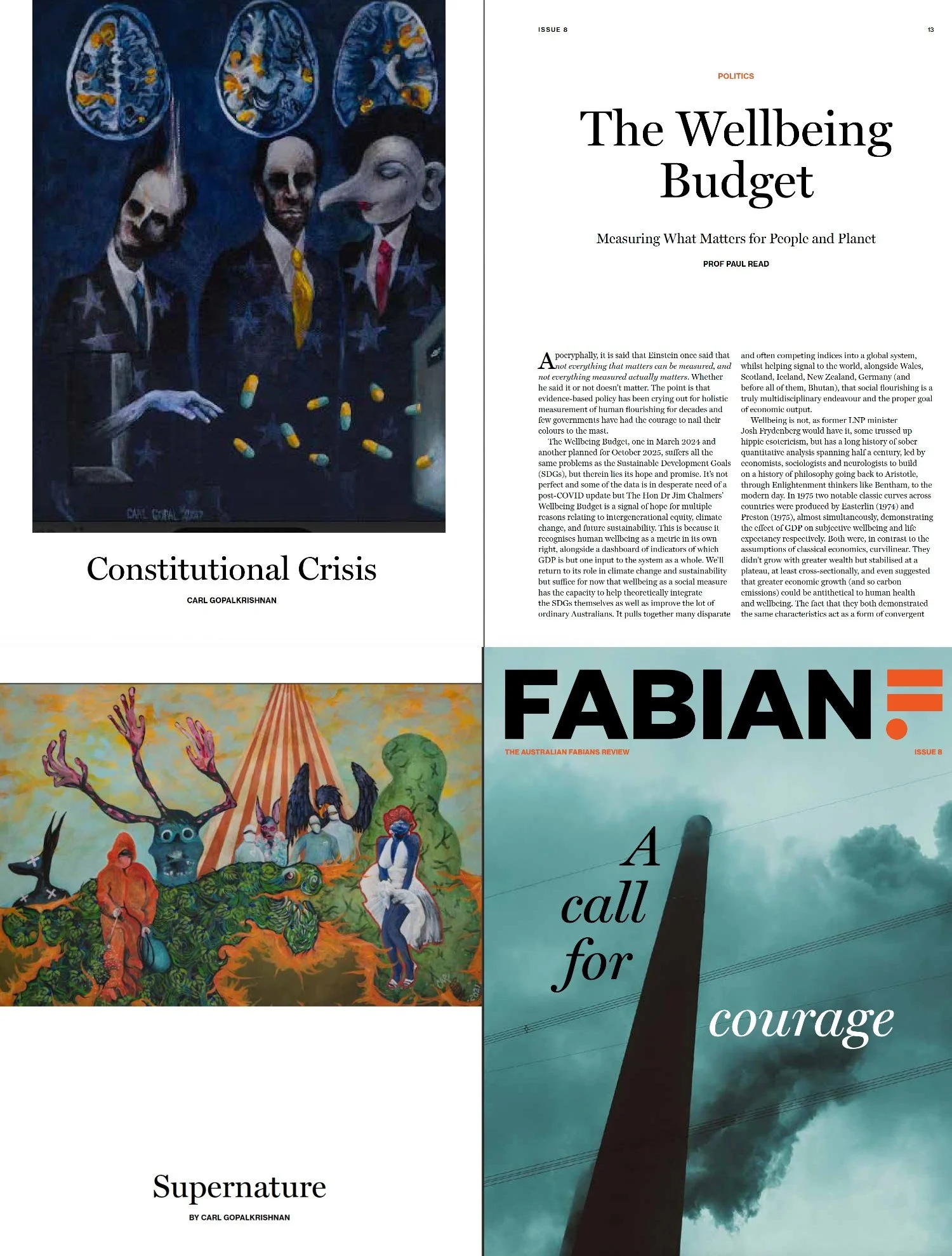 MEDIA JANUARY 3, 2026: I have nine paintings generously spread ...
