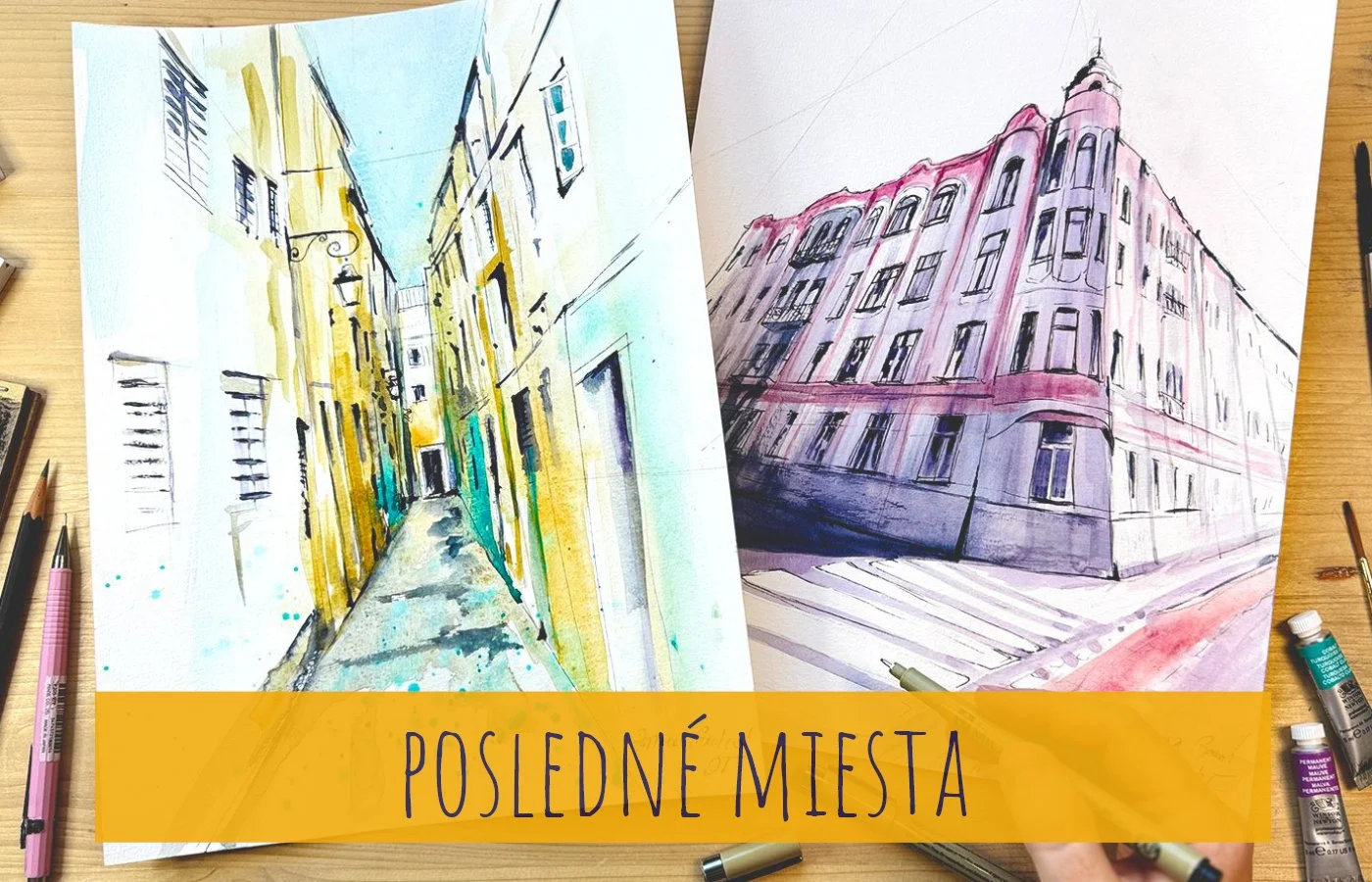 Skicuj &amp; maľuj – Mestské príbehy