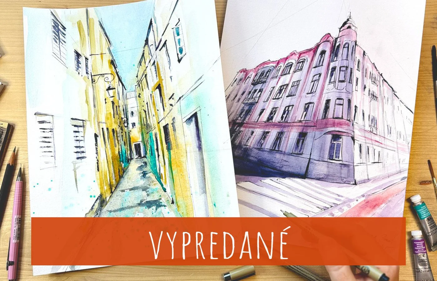 Skicuj &amp; maľuj – Mestské príbehy