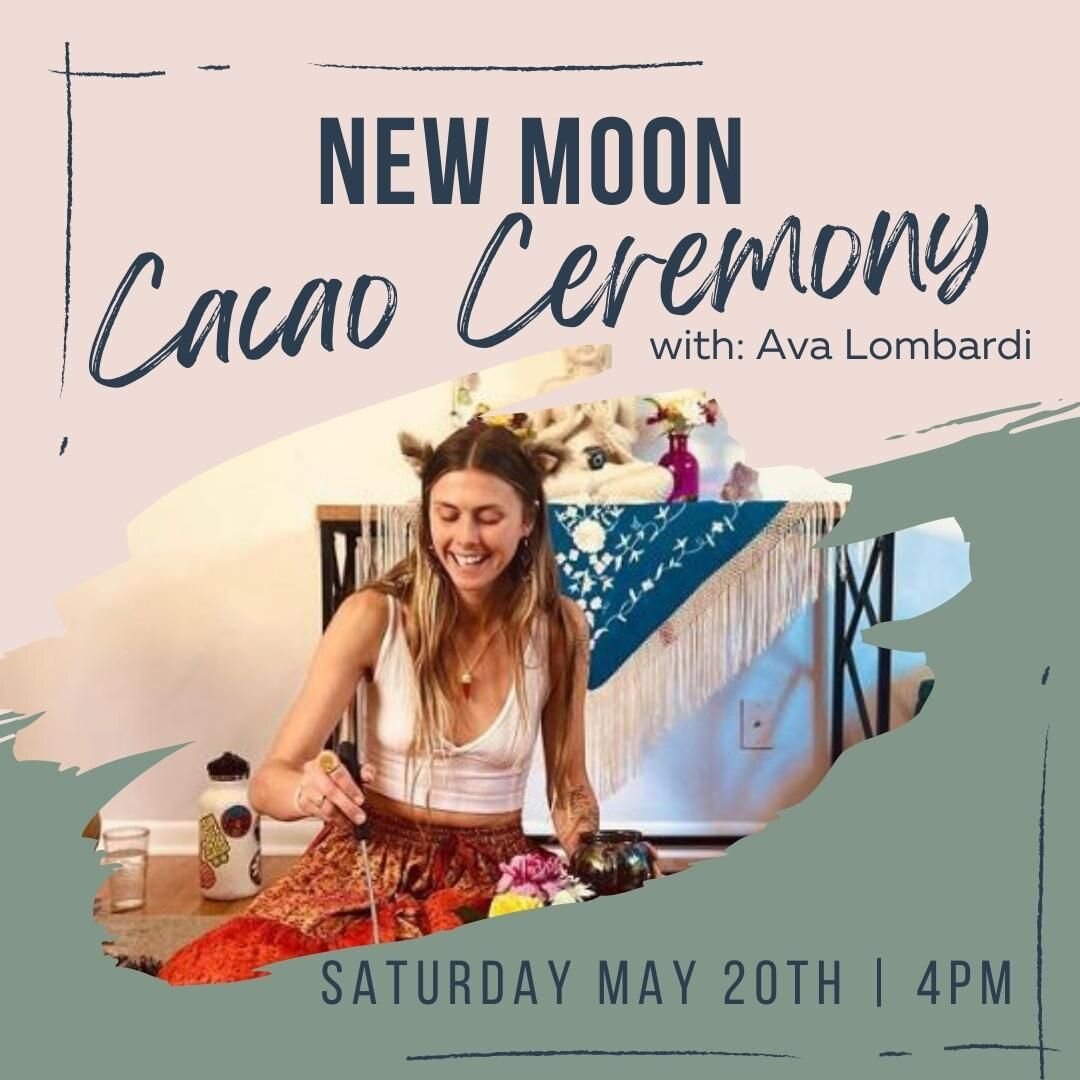 THIS WEEKEND!!!

Come connect in community to start the next lunar cycle with the heart opening medicine of cacao. We will be learning about the sacred cacao tree, her story, as well as the health &amp; spiritual benefits. Ava will share with us abou