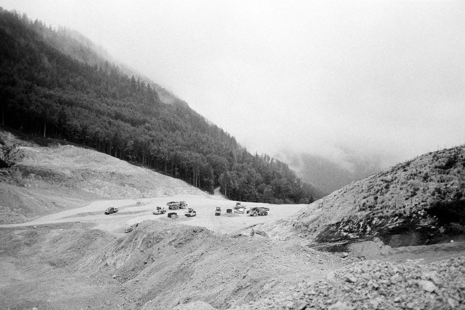 Baustellenfotos vom Projekt Pumpspeicherkraftwerk Ebensee für PORR.