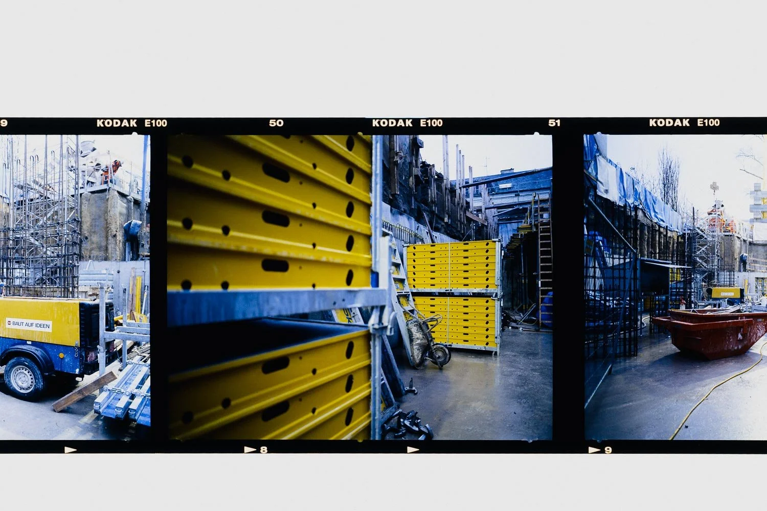 Kodak E100: Wenn Perfektion auf die Baustelle trifft – Ein Selbstversuch