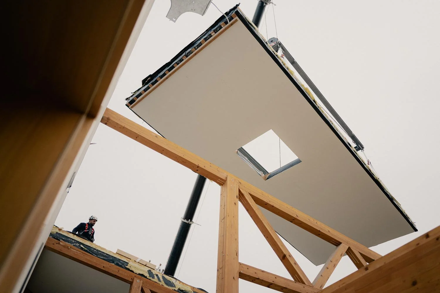 Baustellenfotos vom Rückbau des ehemaligen Steinmetz-Betriebs in Hollabrunn für Smartvoll Architekten.