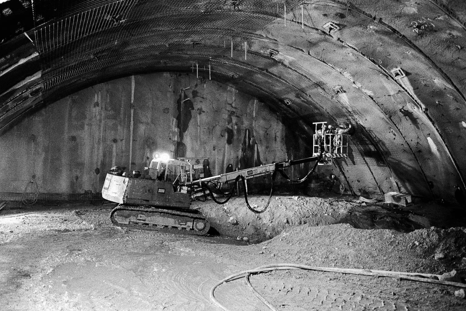 Baustellenfotos vom Projekt Pumpspeicherkraftwerk Ebensee für PORR.