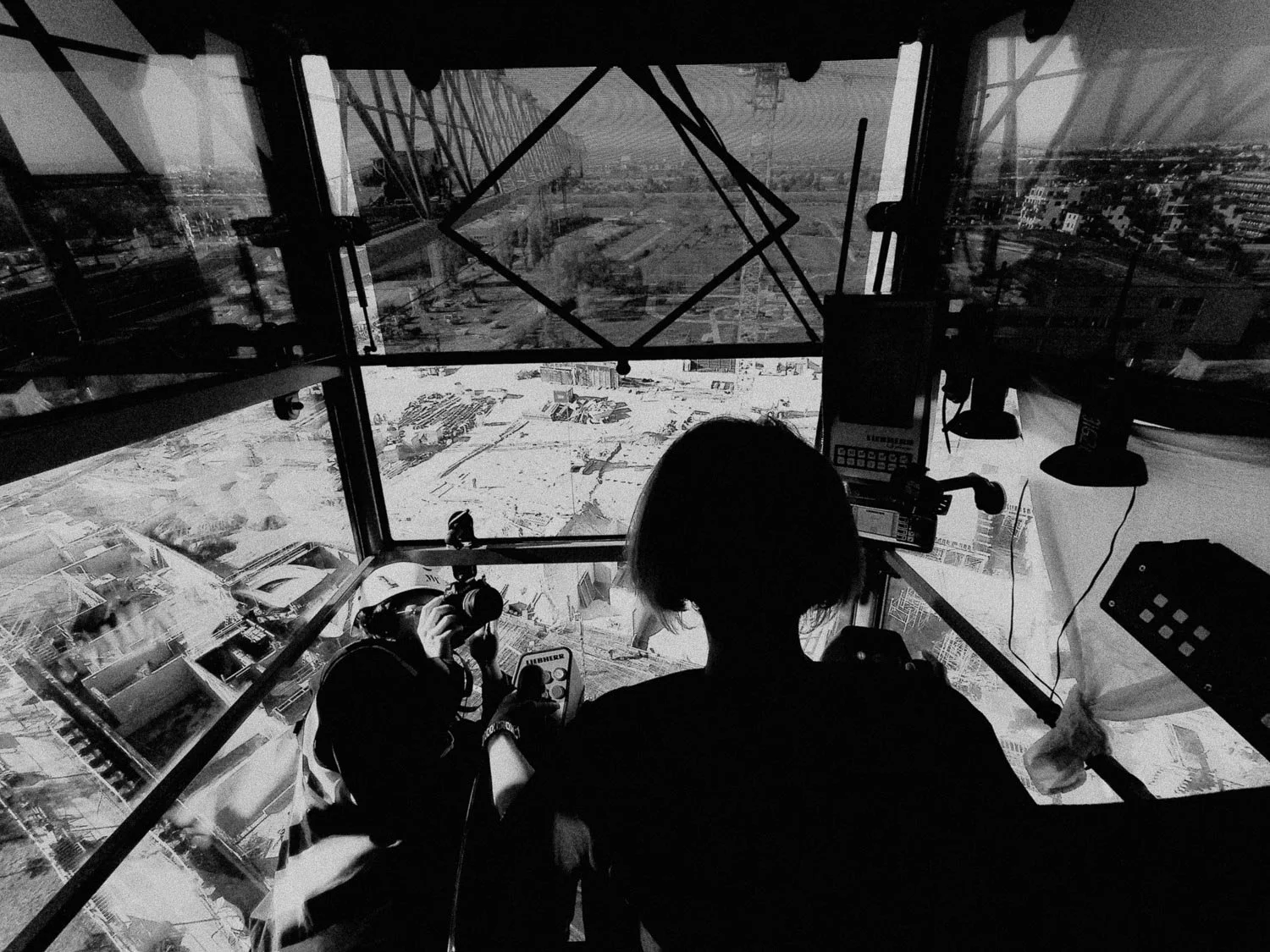 Baustellenfotos Under Construction vom neuen Zentralberufsschulgebäude in der Seestadt in Wien für PORR