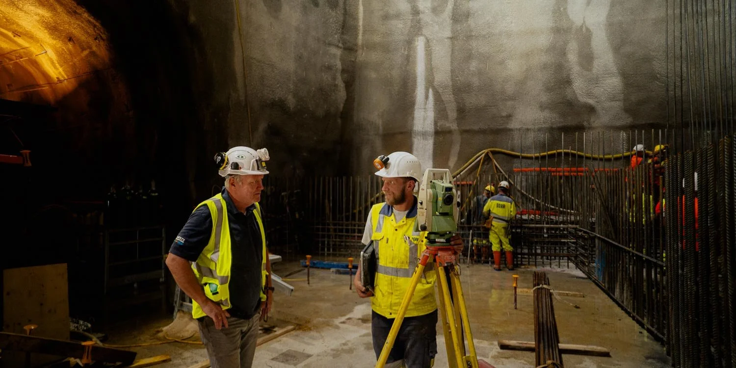 Baustellenfotos vom Projekt Pumpspeicherkraftwerk Ebensee für PORR.