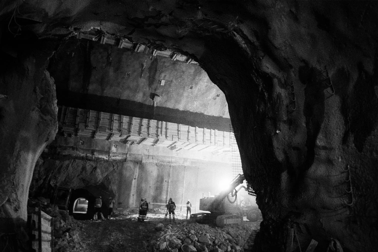 Baustellenfotos vom Projekt Pumpspeicherkraftwerk Ebensee für PORR.