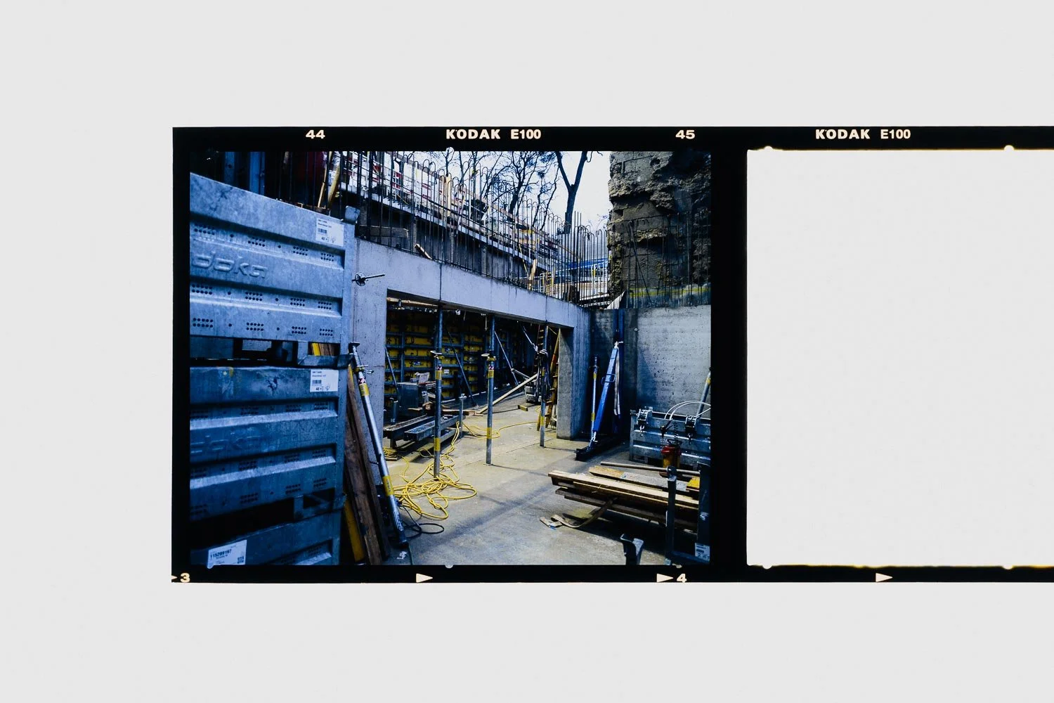 Unsere ersten Baustellenfotos mit Kodak E100