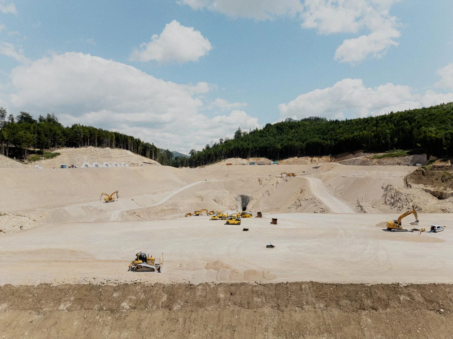 Baustellenfotos vom Projekt Pumpspeicherkraftwerk Ebensee für PORR.