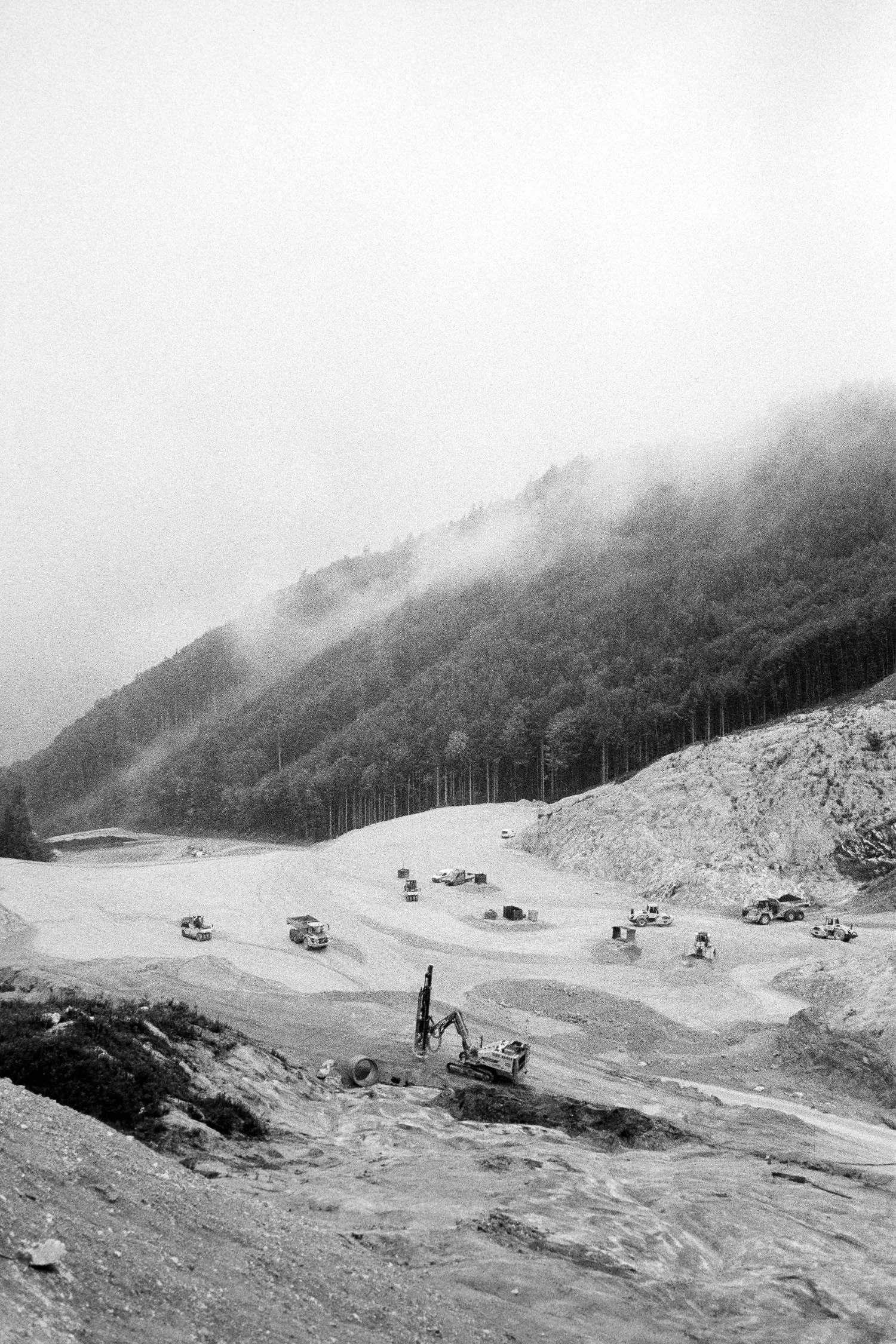 Baustellenfotos vom Projekt Pumpspeicherkraftwerk Ebensee für PORR.