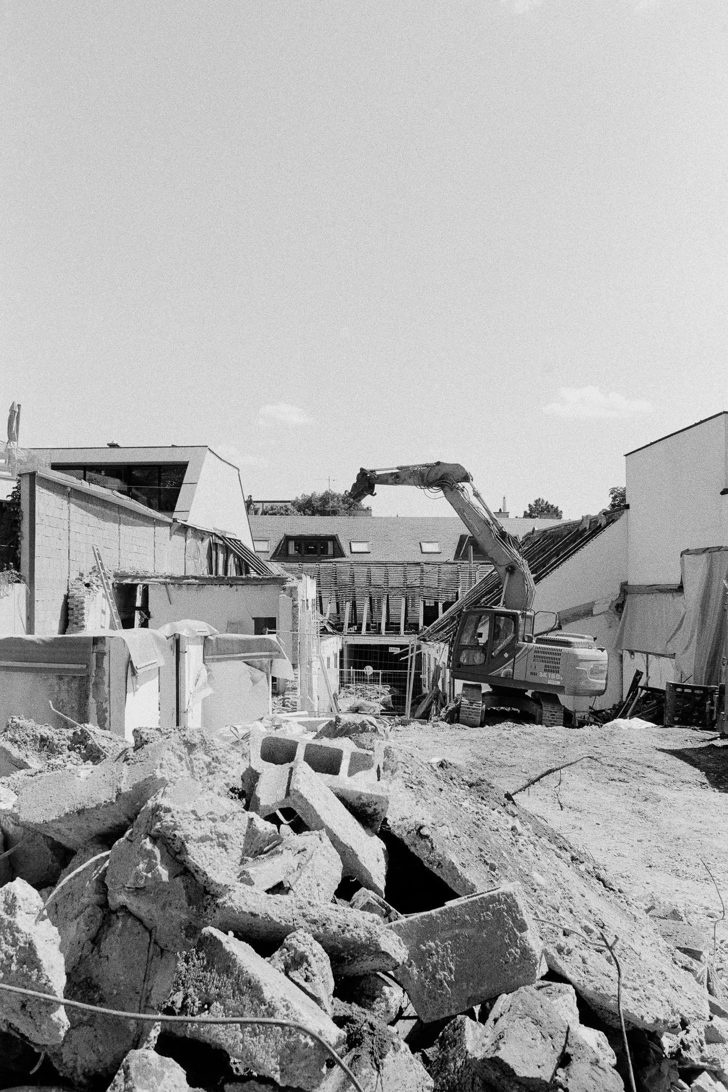 Baustellenfotos vom Projekt Armrbrustergasse in Wien für Swietelsky