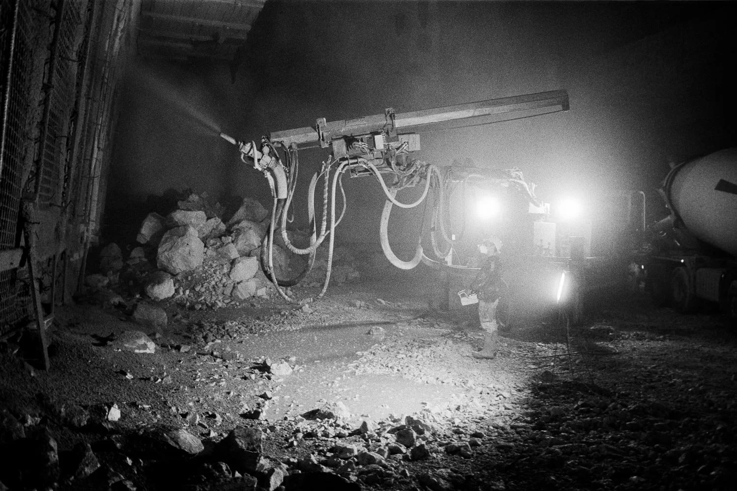 Baustellenfotos vom Projekt Pumpspeicherkraftwerk Ebensee für PORR.