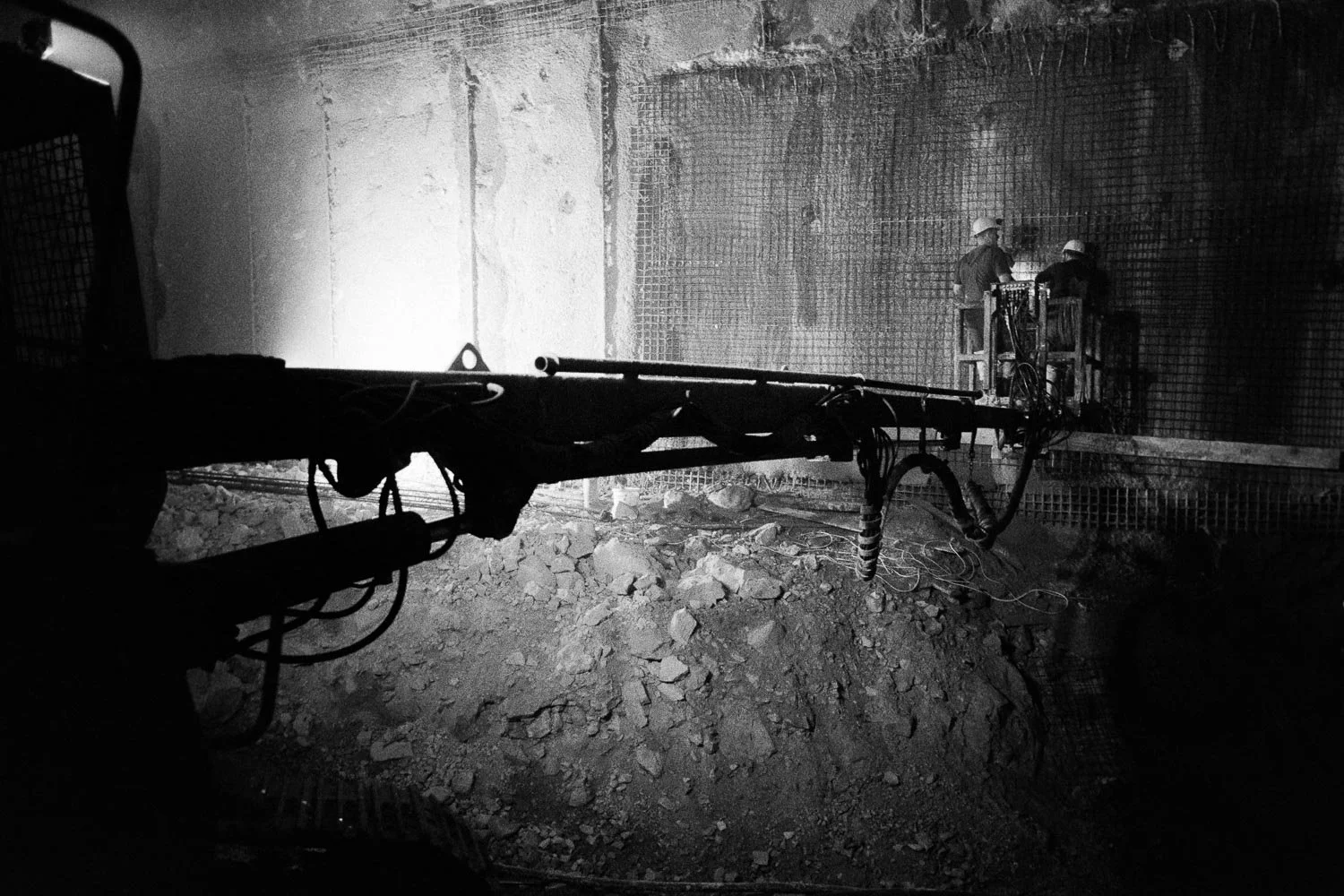 Baustellenfotos vom Projekt Pumpspeicherkraftwerk Ebensee für PORR.