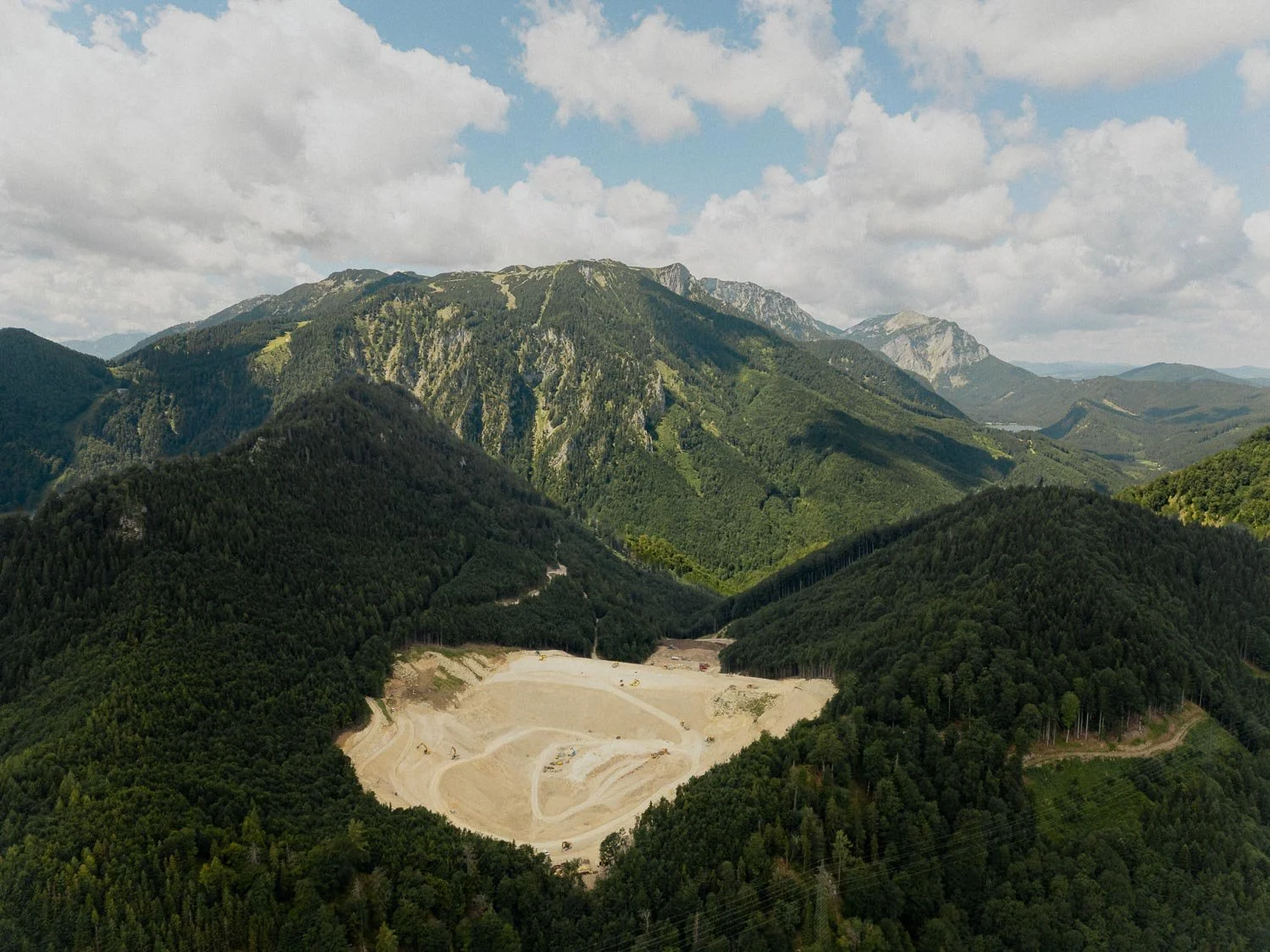 Baustellenfotos vom Projekt Pumpspeicherkraftwerk Ebensee für PORR.
