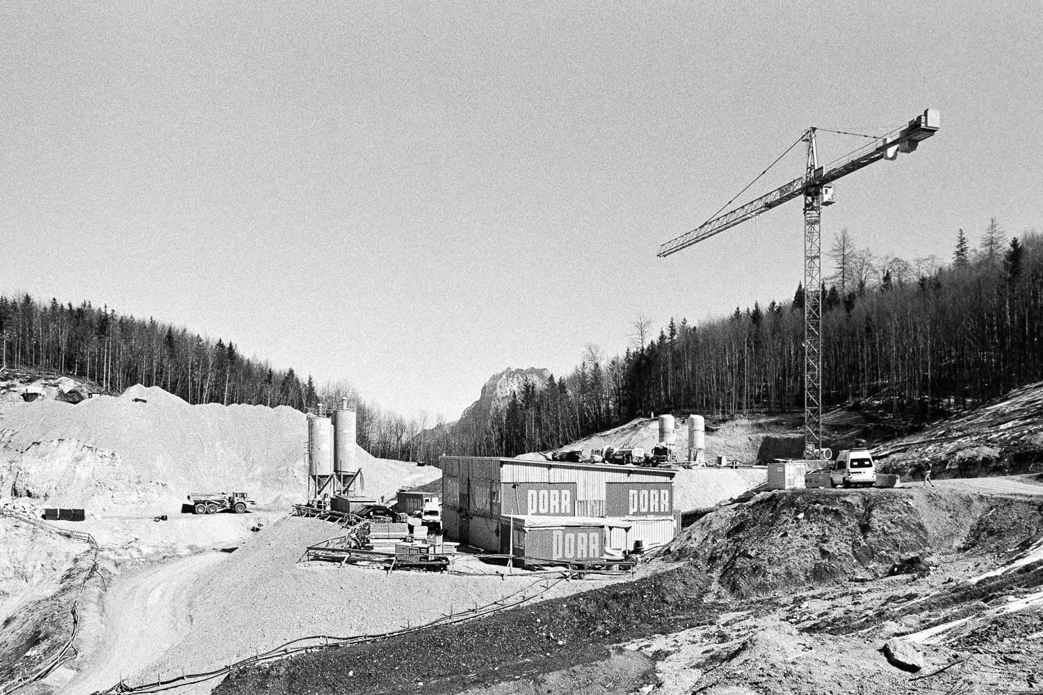 Baustellenfotos vom Projekt Pumpspeicherkraftwerk Ebensee für PORR.