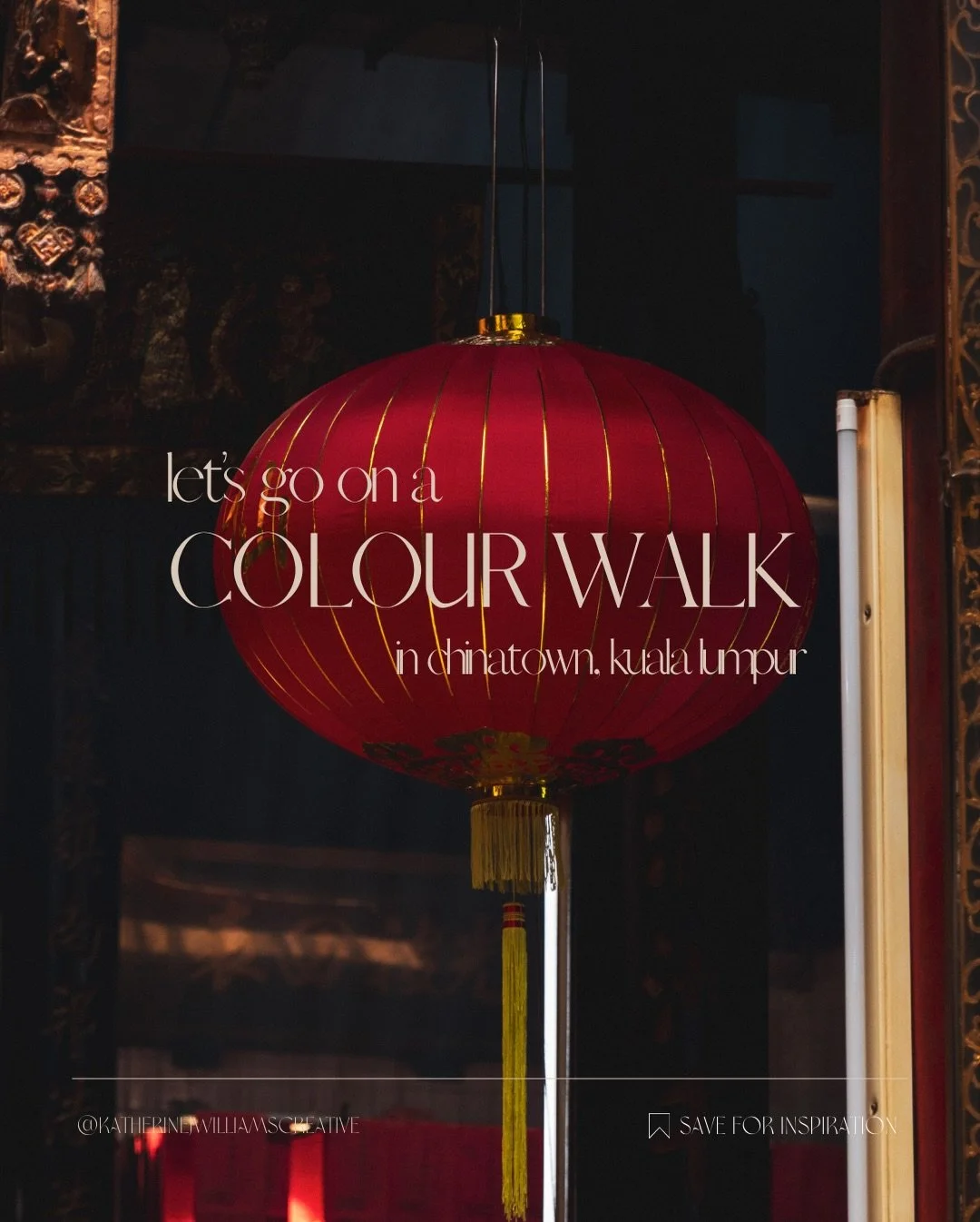 Chasing red through the back streets of Chinatown &hearts;️