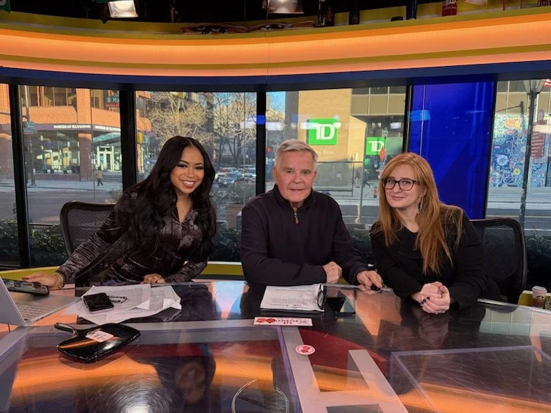 Career Expert Rita Friedman (on Right) with Good Day Philadelphia Hosts Alex Holley (Left) and Mike Jerrick (Center)