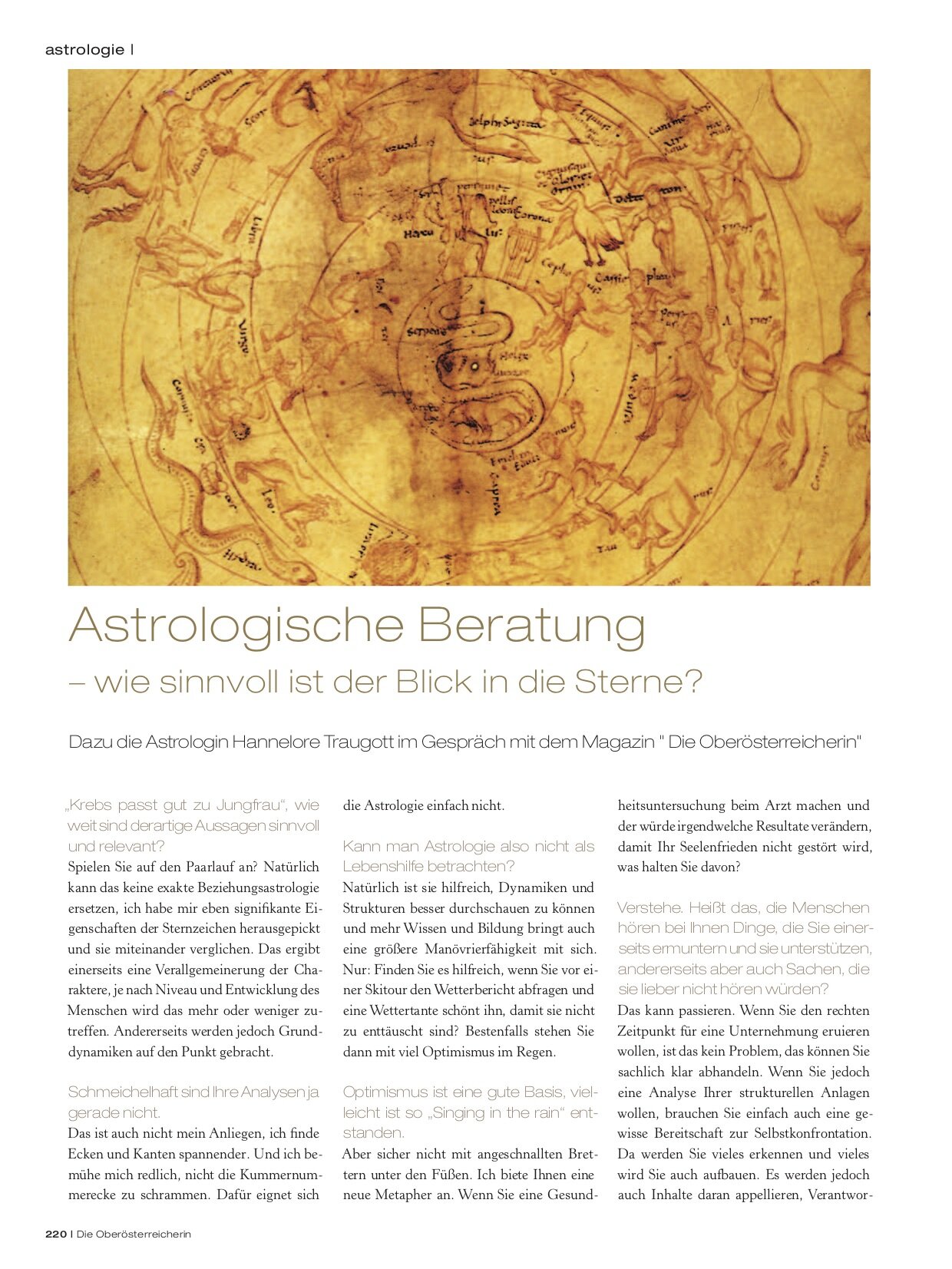 Astrologische Beratung, wie sinnvoll ist der Blick in die Sterne?