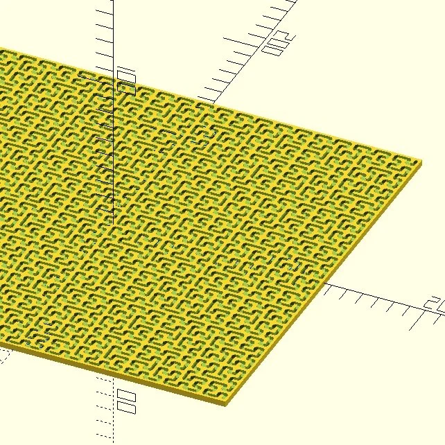 Hilbert Curve Desk Toy