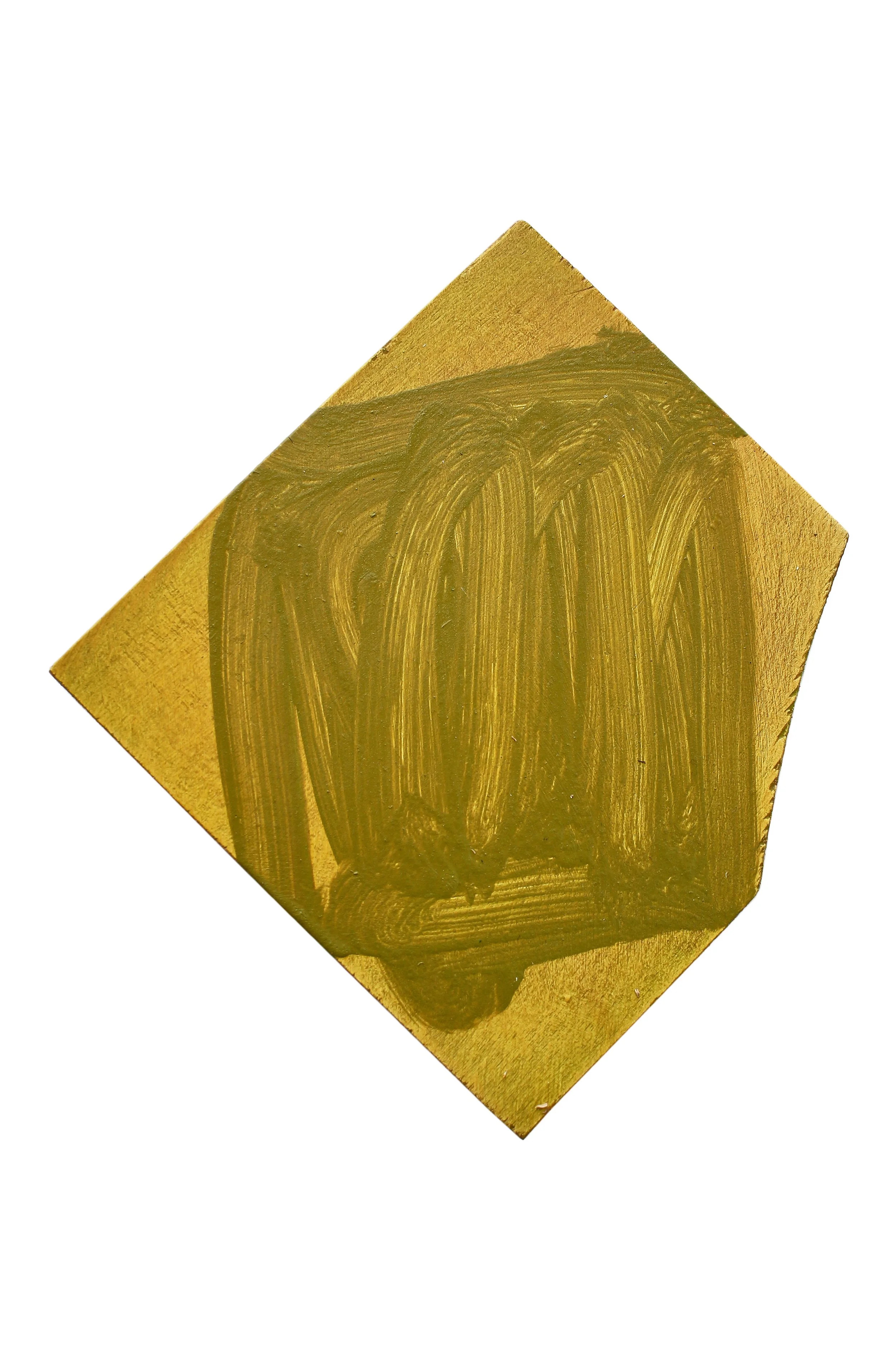 untitled (Monk's corner), 2025, oil on found wood