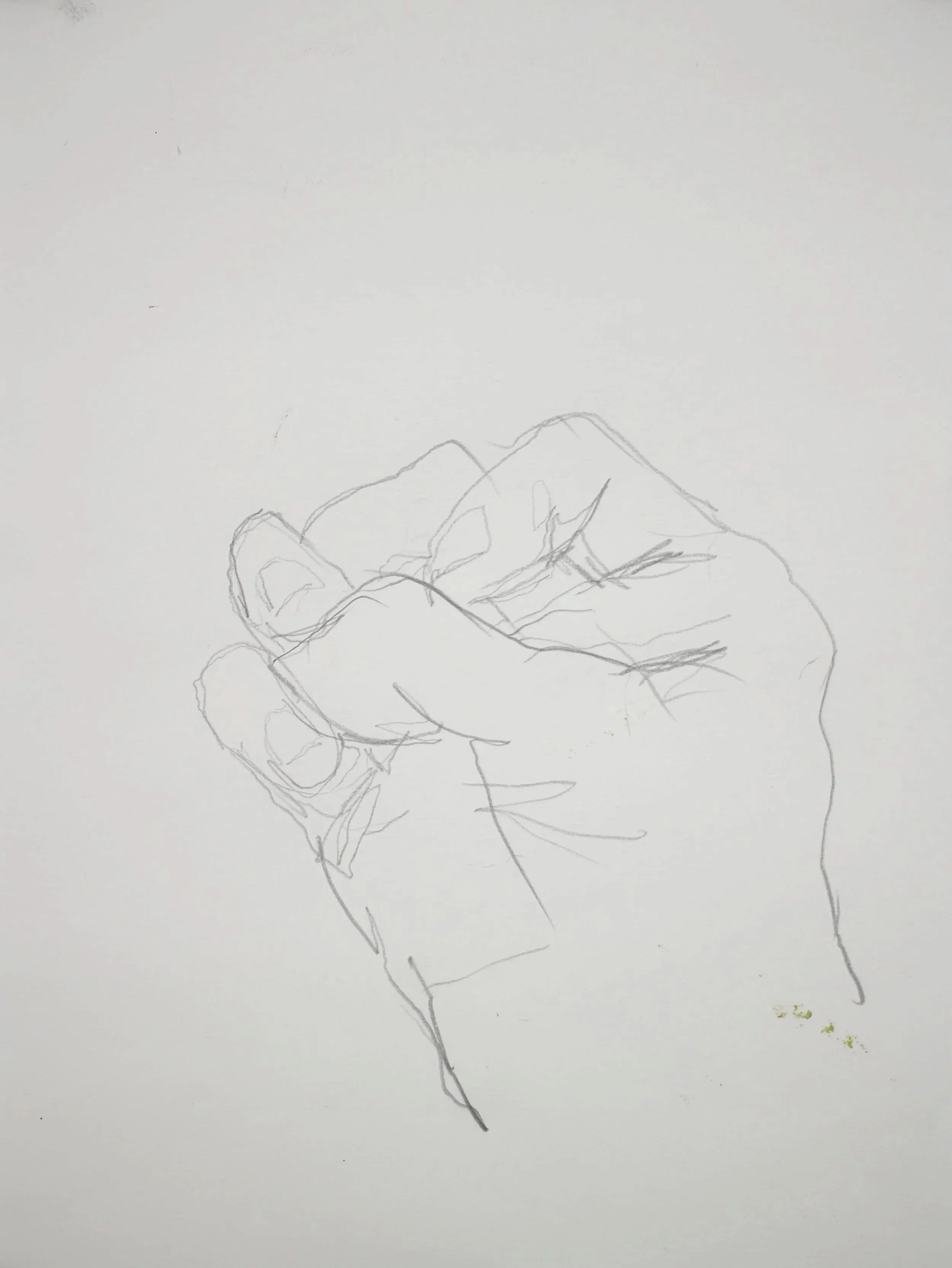 the end of the story / 2025 / pencil on paper / 32 x 24cm