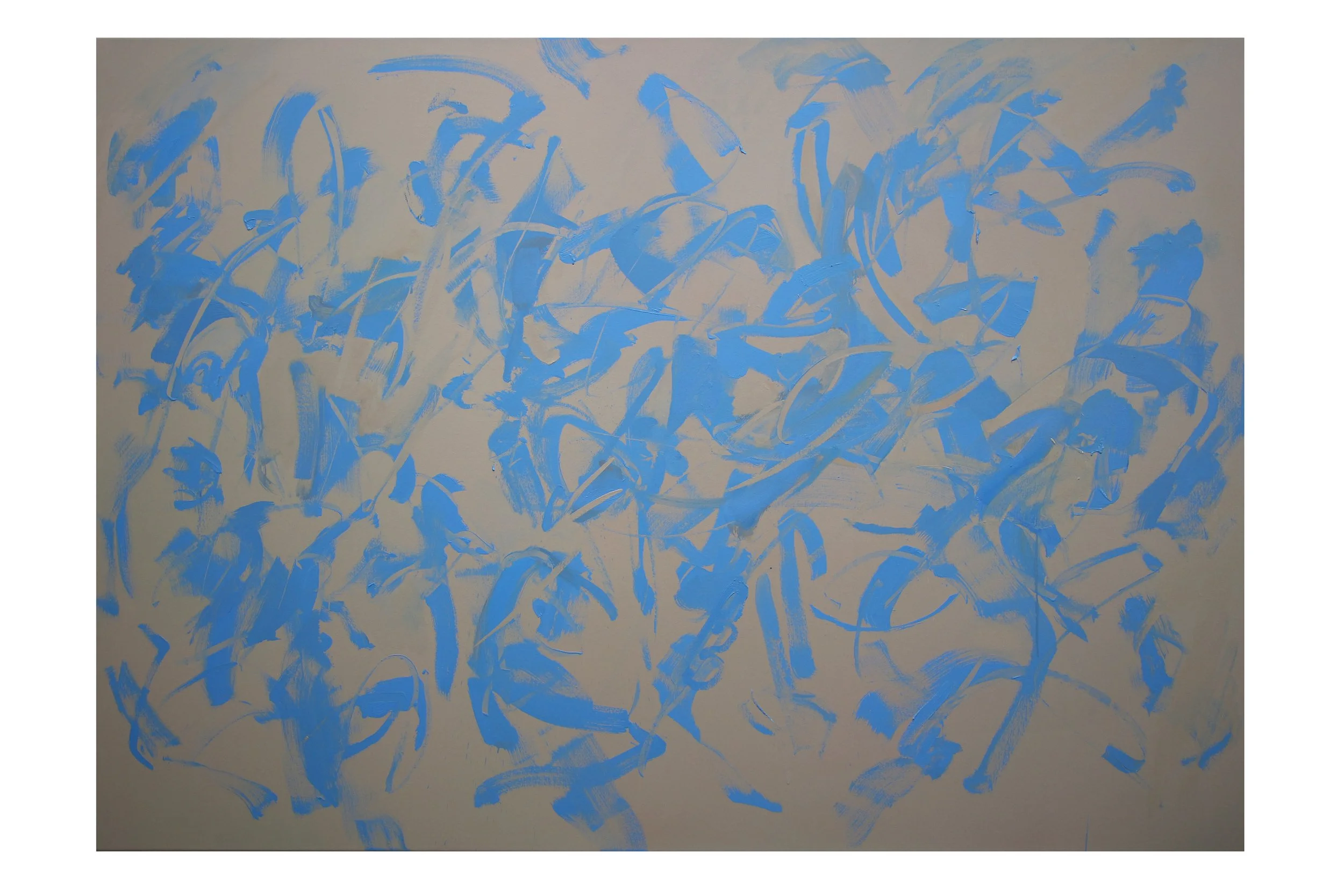 plateau, 2025, oil on jute, 170 x 240cm