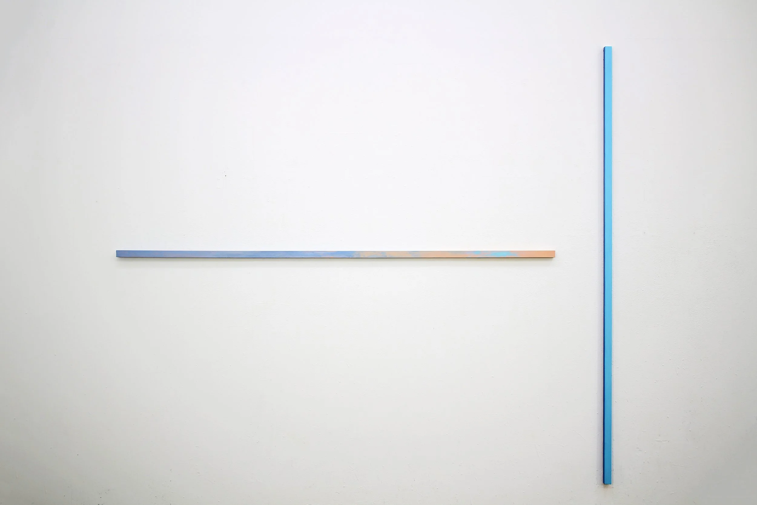 untitled (sky studies ) III / 2026 / oil on canvas stretched on wood / 250 x 300cm