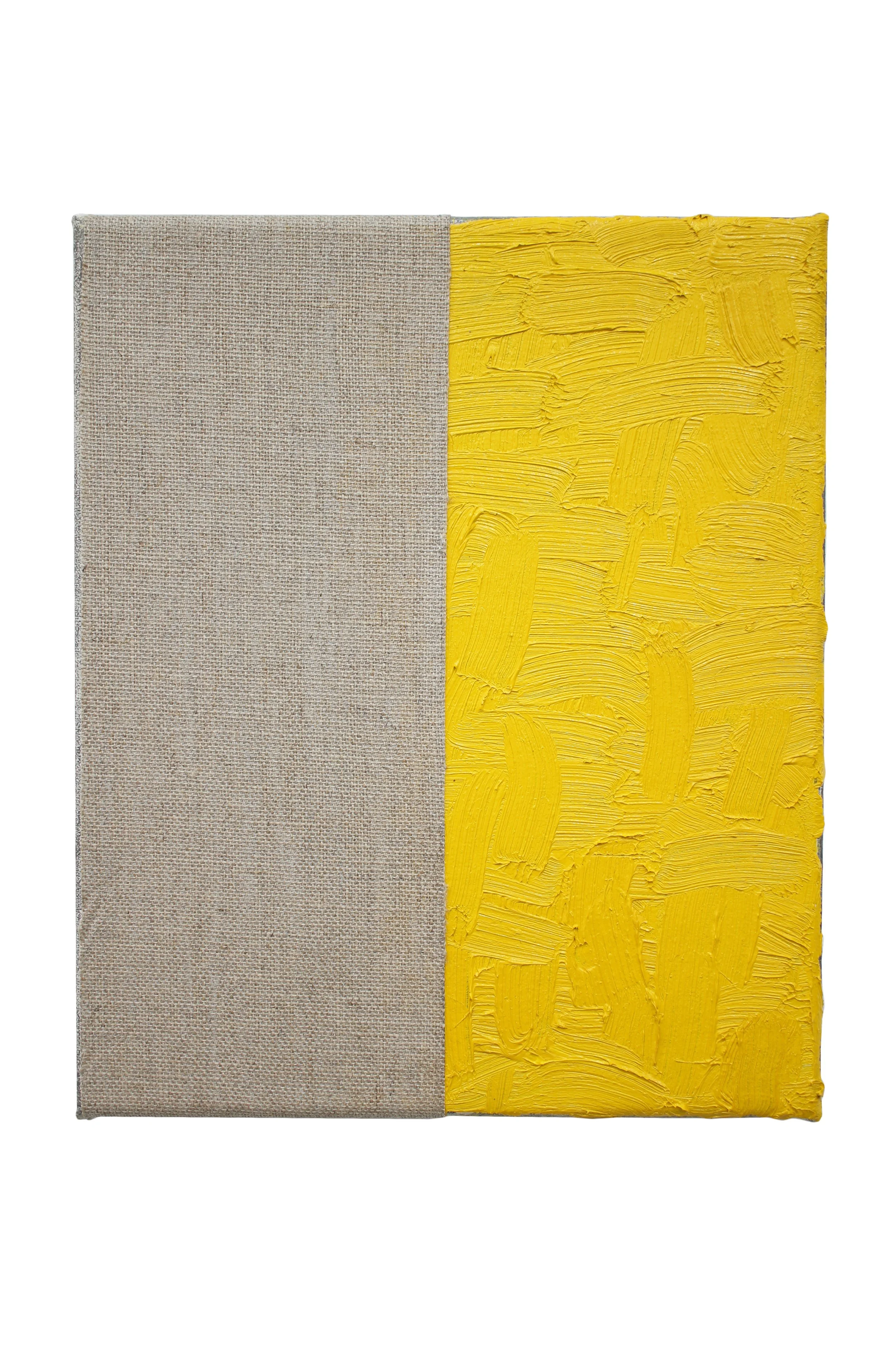untitled (Still-Life), linen on oil on jute, 30,5 x 26cm